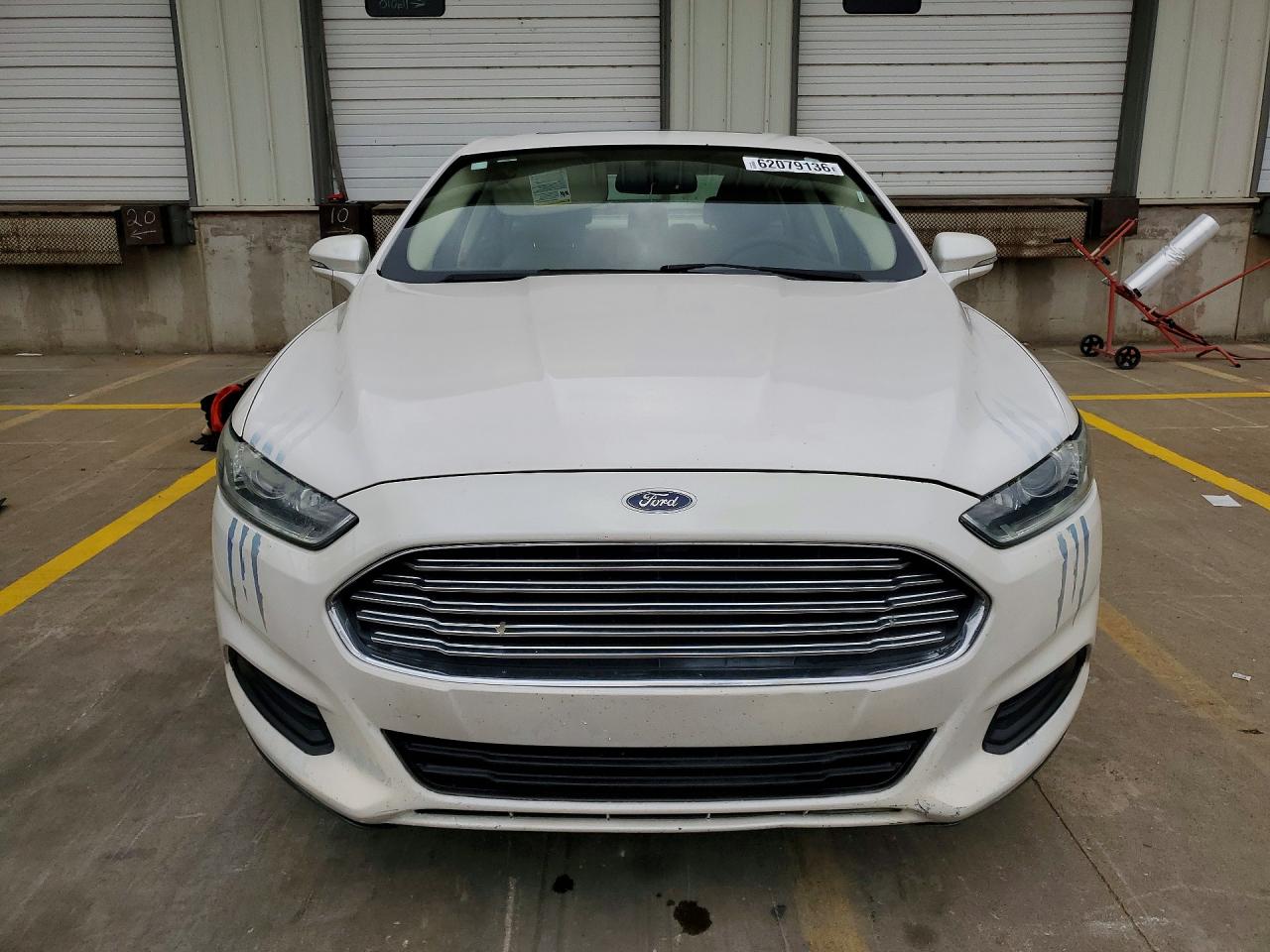 2013 Ford Fusion Se White vin: 3FA6P0HR6DR336370