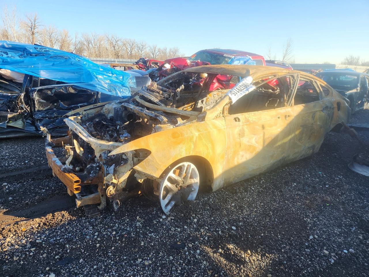 2013 Ford Fusion Se Burn vin: 3FA6P0HR6DR348454