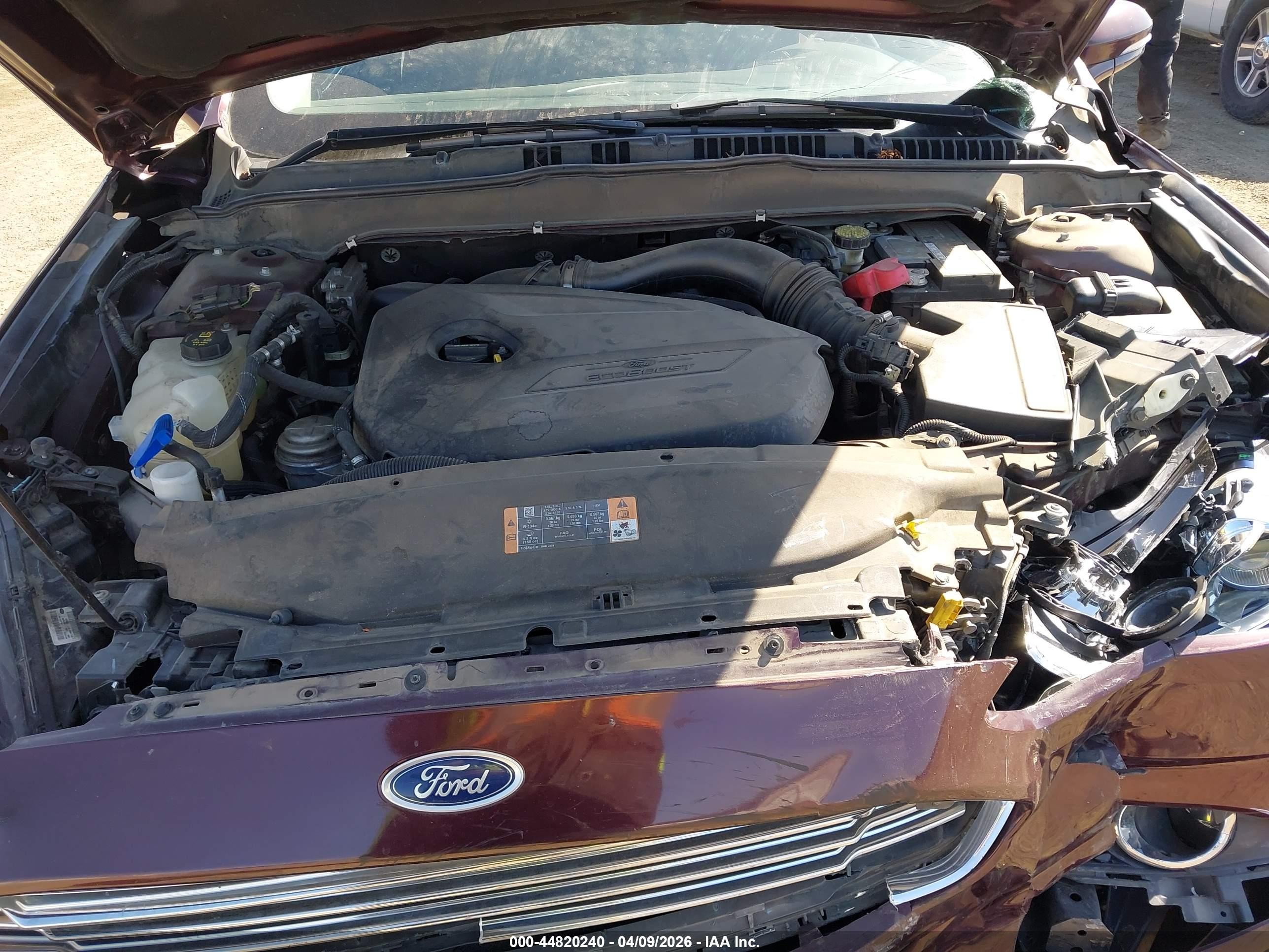 2013 Ford Fusion Se Burgundy vin: 3FA6P0HR6DR363312