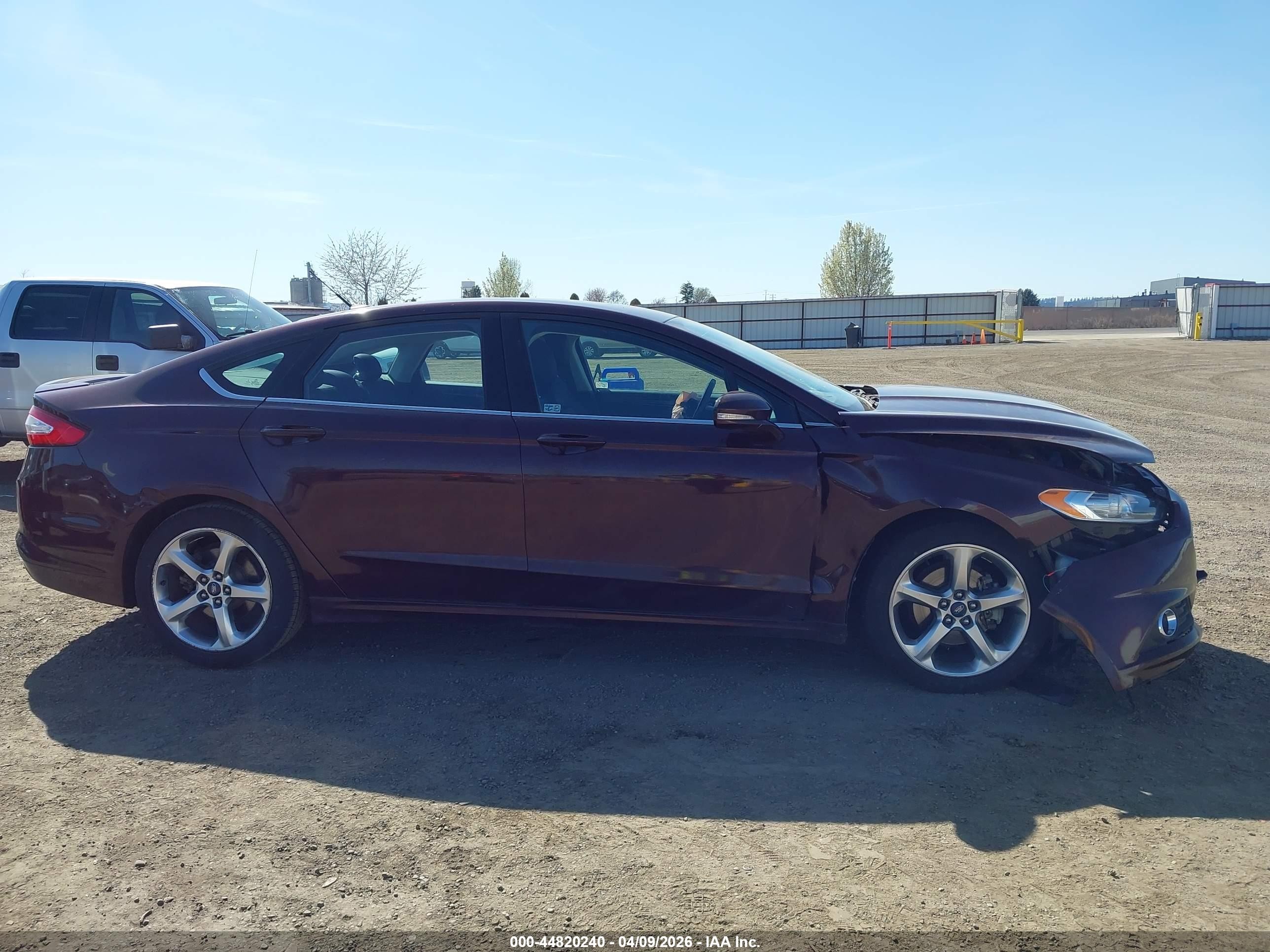 2013 Ford Fusion Se Burgundy vin: 3FA6P0HR6DR363312