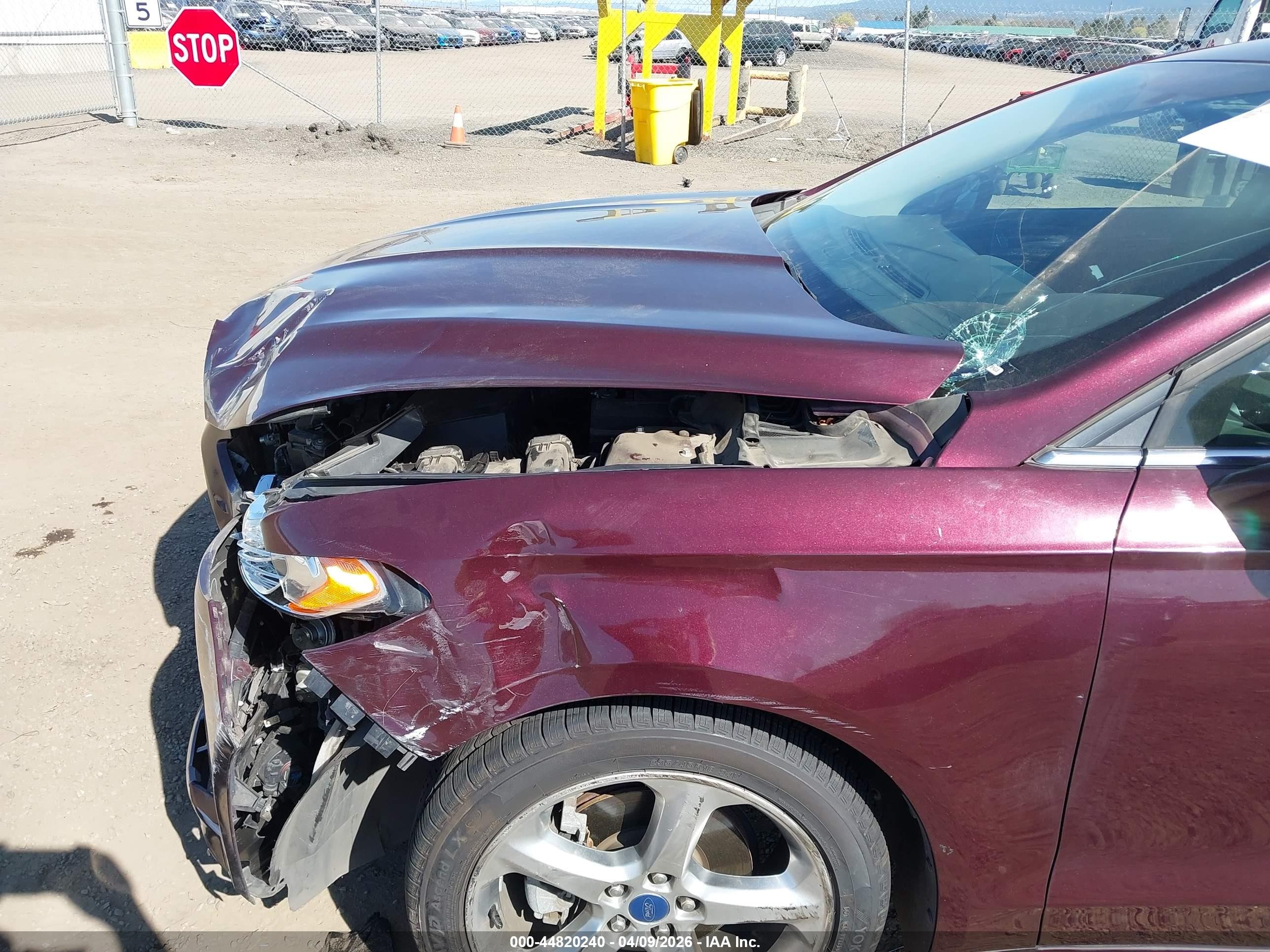 2013 Ford Fusion Se Burgundy vin: 3FA6P0HR6DR363312