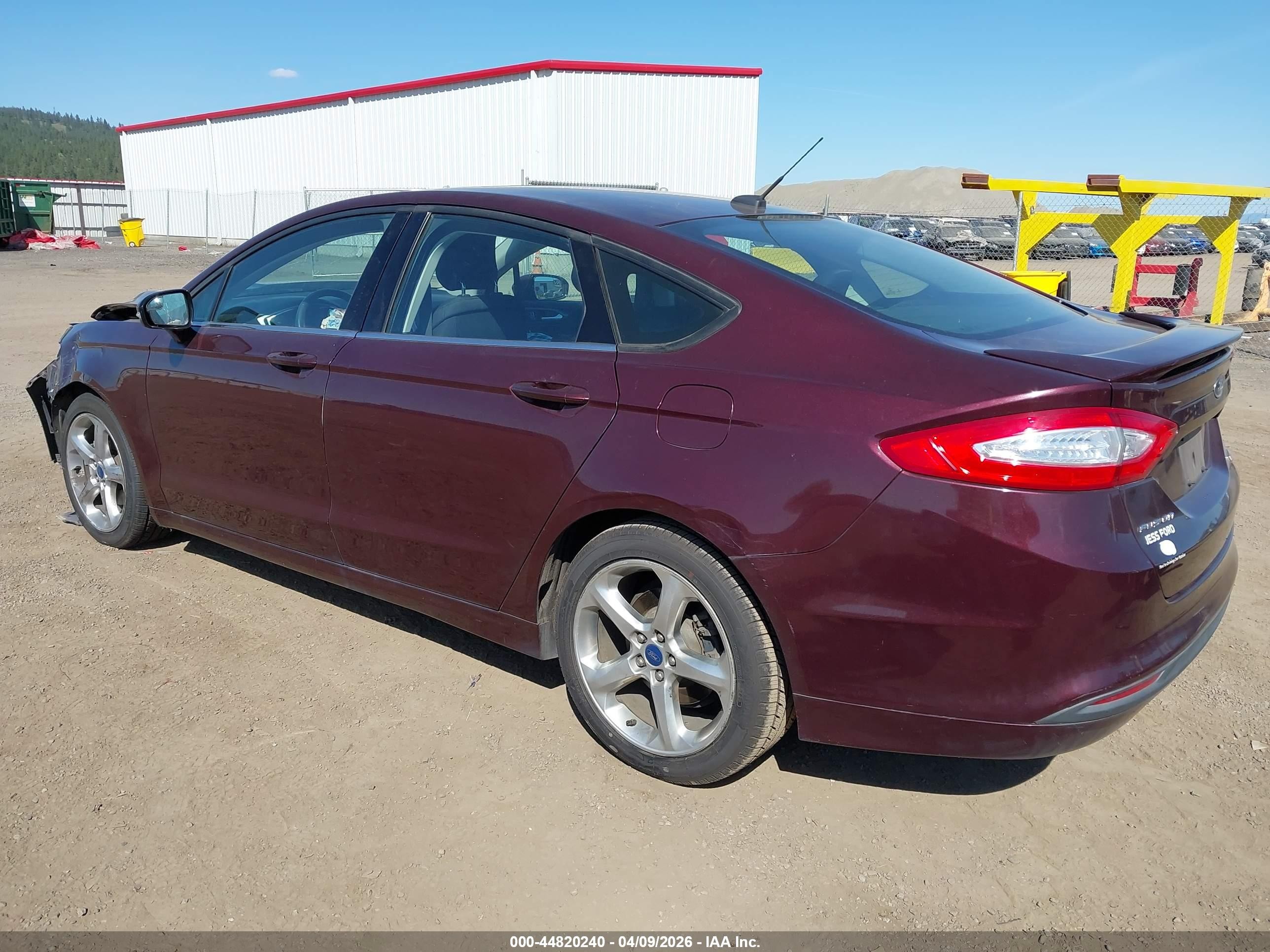 2013 Ford Fusion Se Burgundy vin: 3FA6P0HR6DR363312