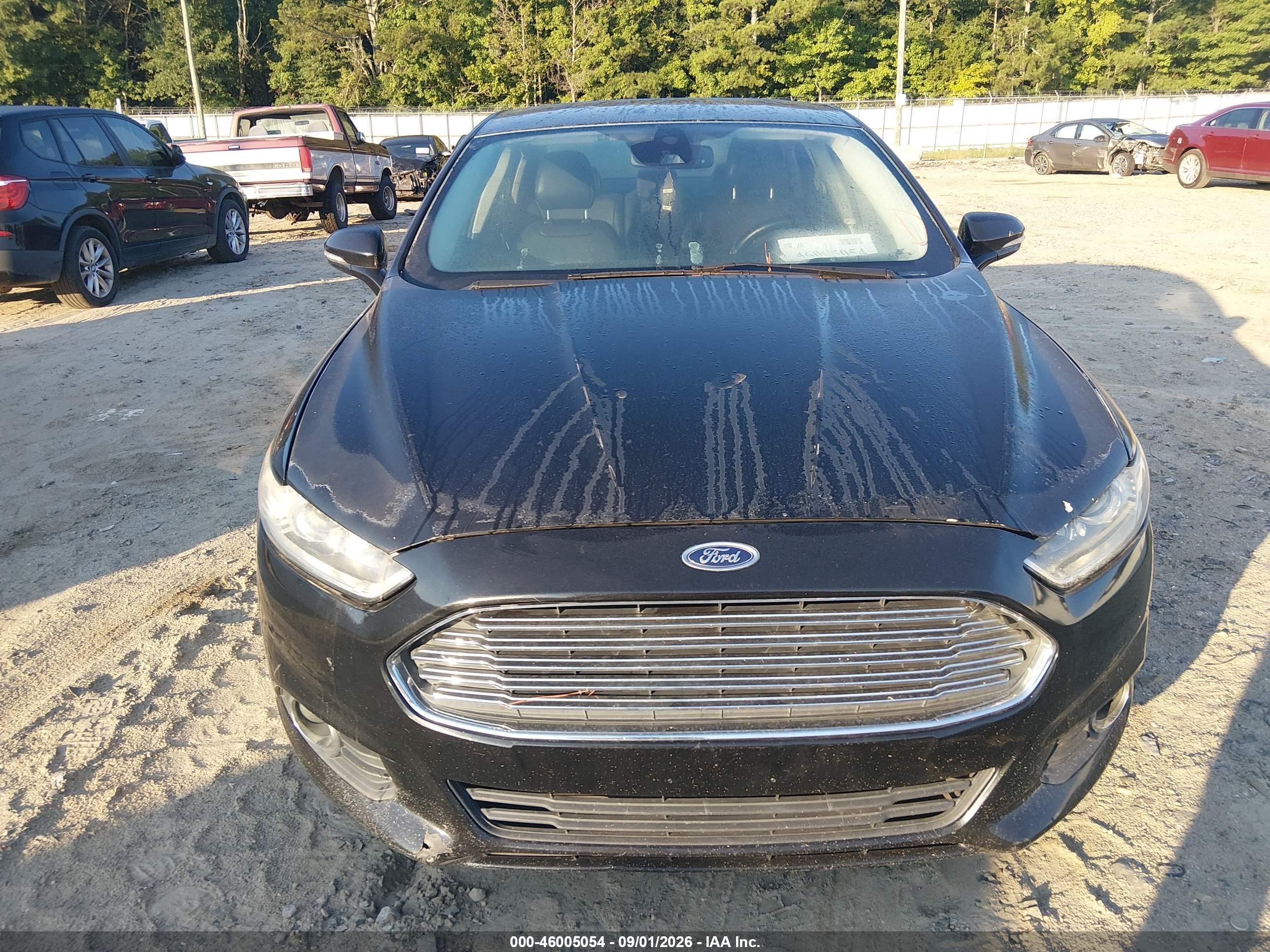 2013 Ford Fusion Se Black vin: 3FA6P0HR6DR369871
