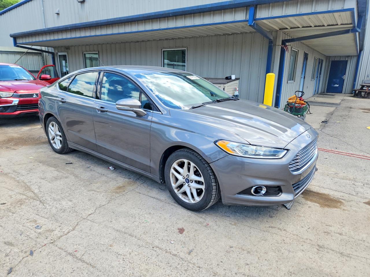 2013 Ford Fusion Se Gray vin: 3FA6P0HR6DR376092