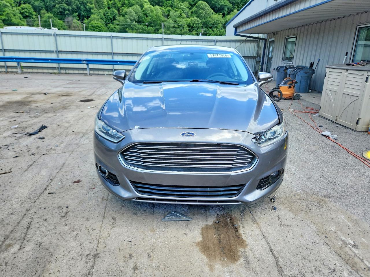 2013 Ford Fusion Se Gray vin: 3FA6P0HR6DR376092