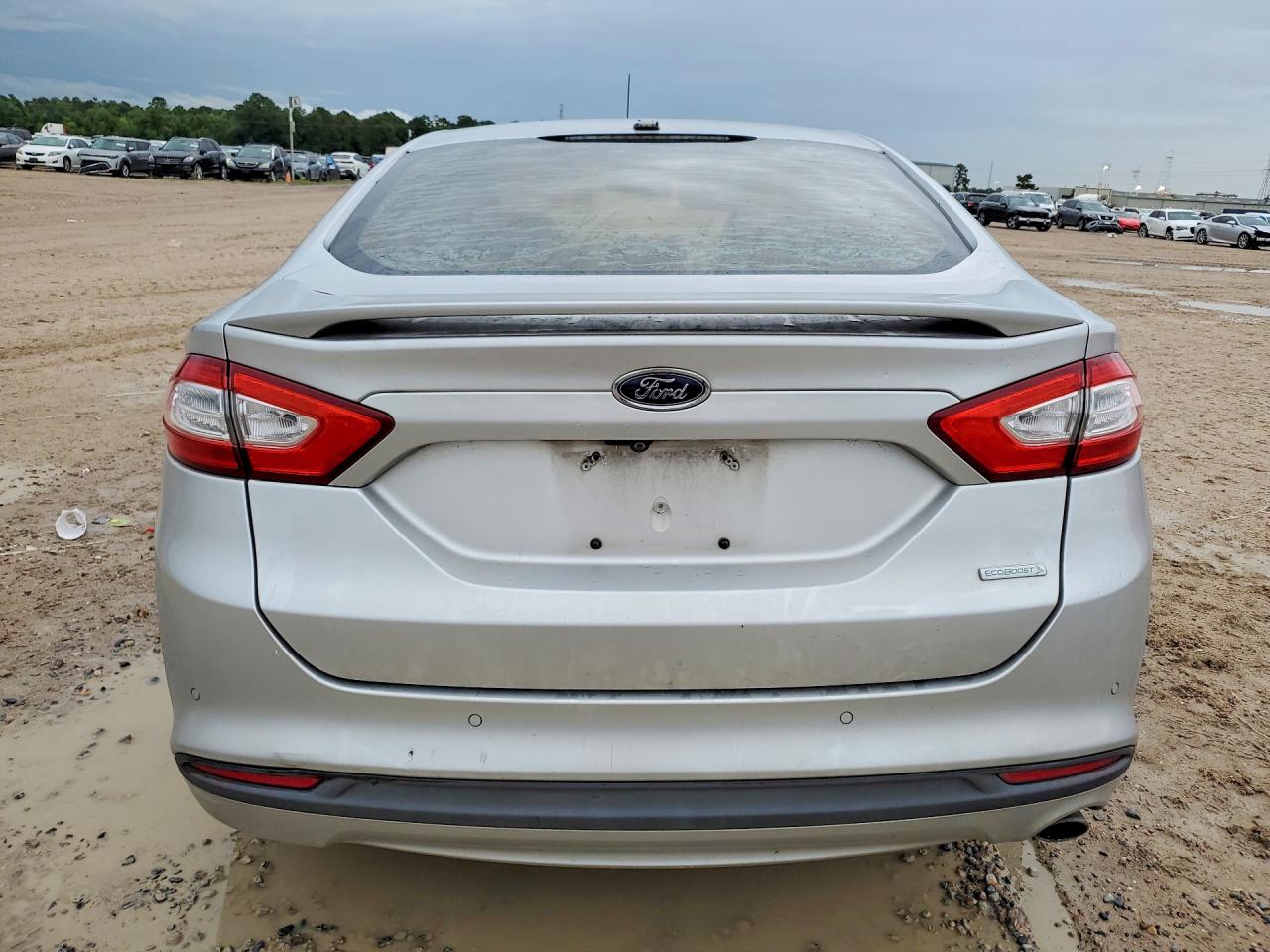 2013 Ford Fusion Se Silver vin: 3FA6P0HR6DR388064