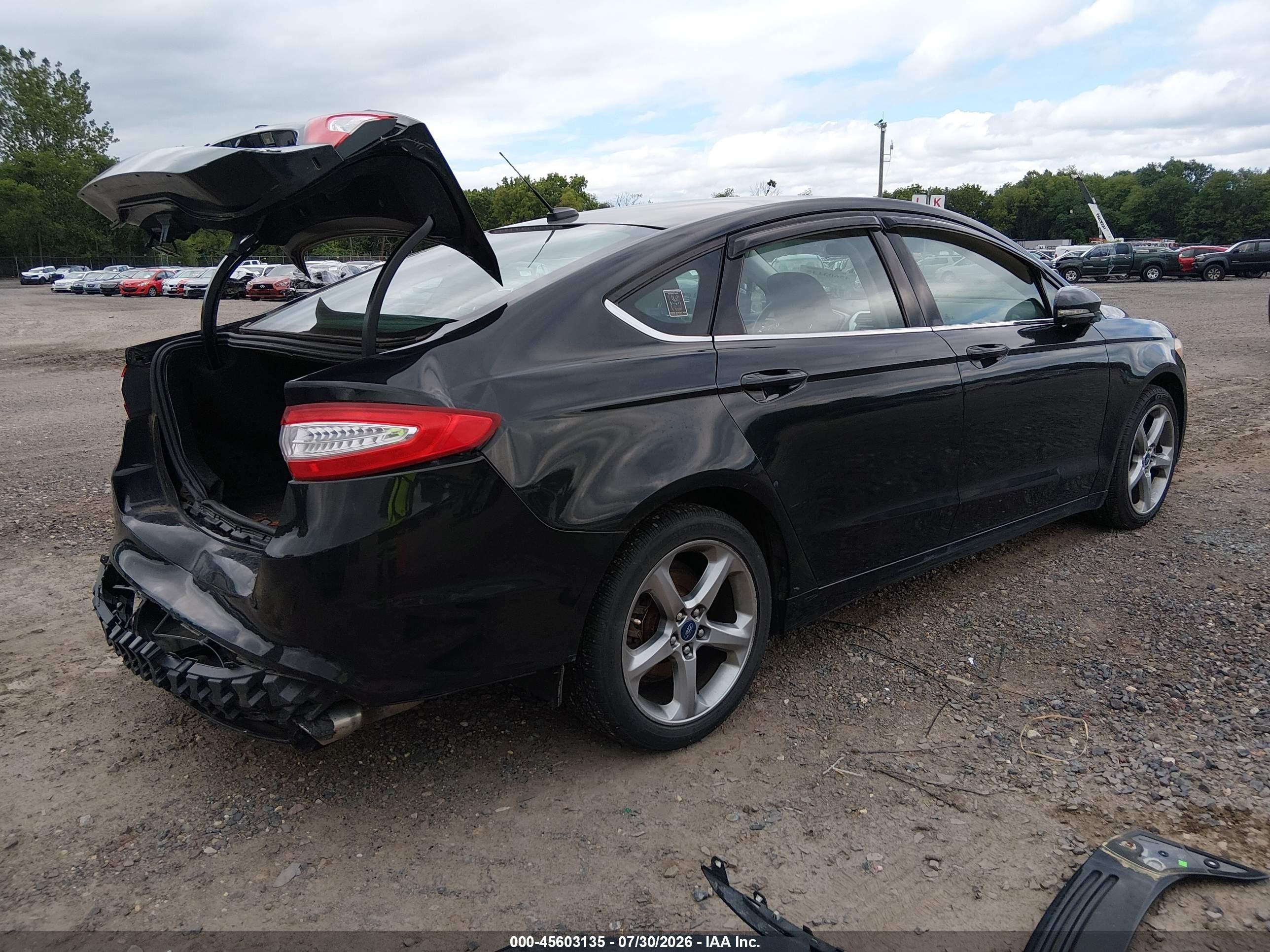 2013 Ford Fusion Se Black vin: 3FA6P0HR7DR110015