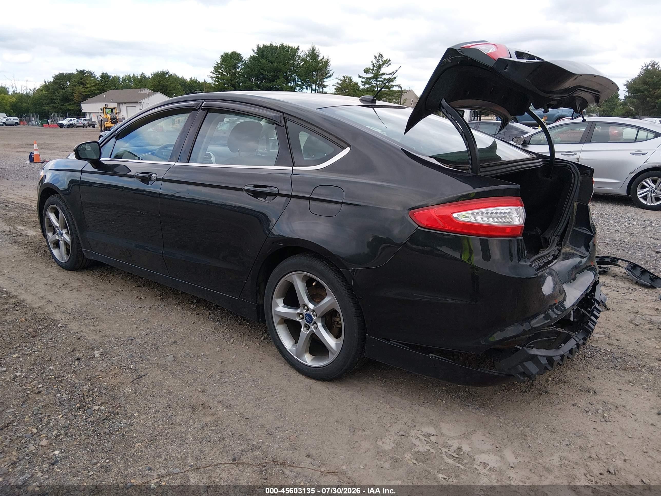 2013 Ford Fusion Se Black vin: 3FA6P0HR7DR110015