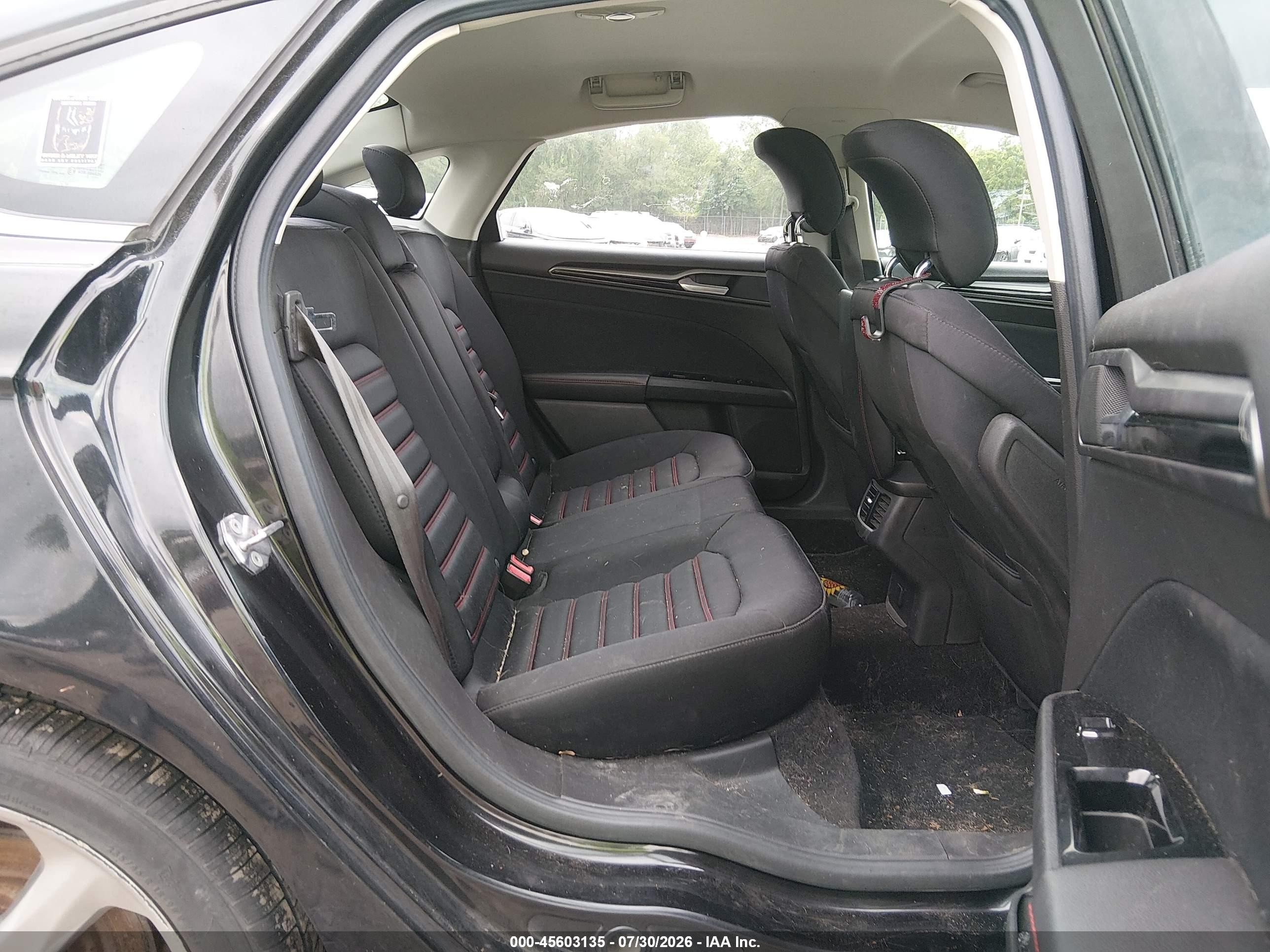 2013 Ford Fusion Se Black vin: 3FA6P0HR7DR110015