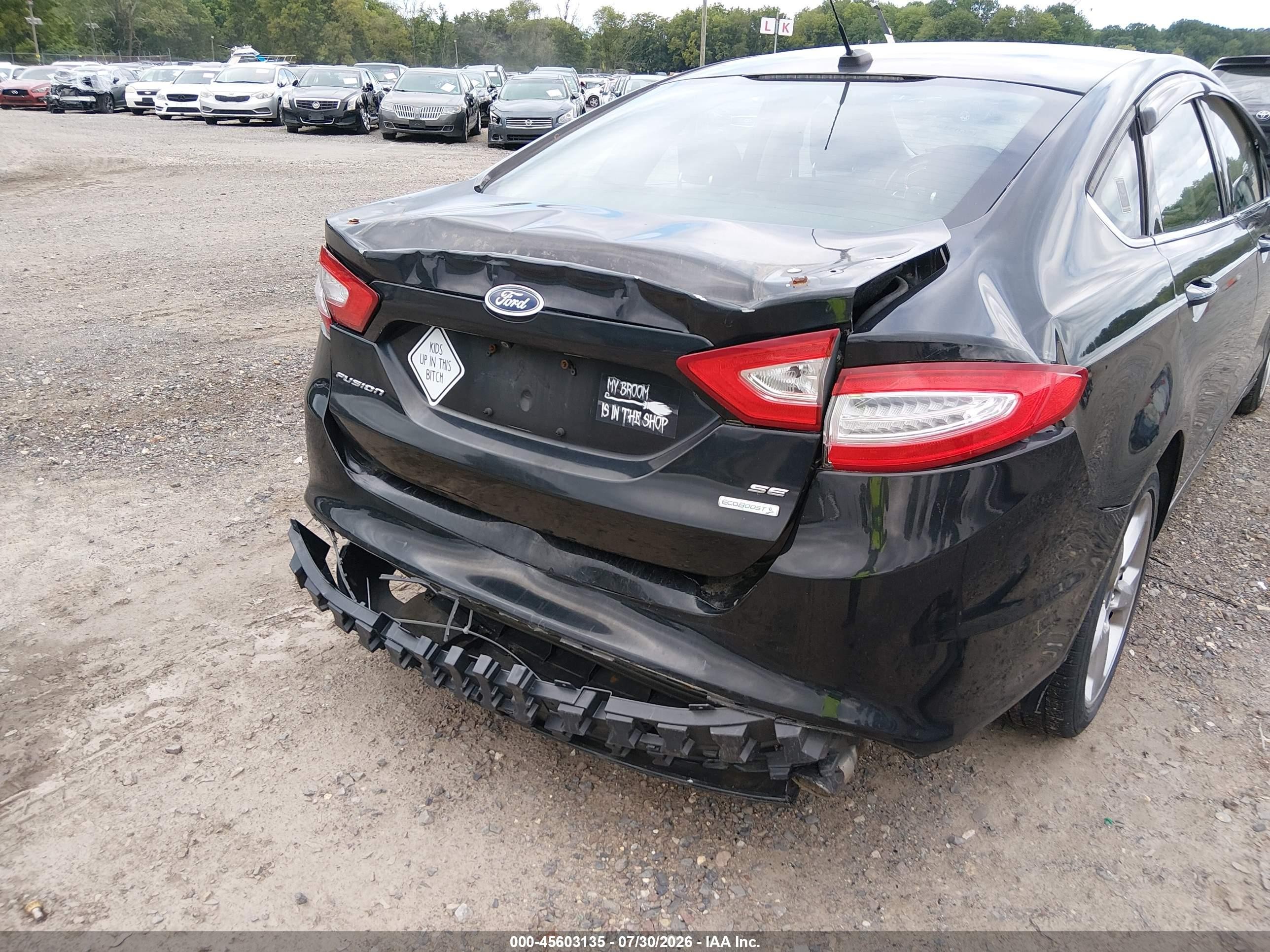 2013 Ford Fusion Se Black vin: 3FA6P0HR7DR110015