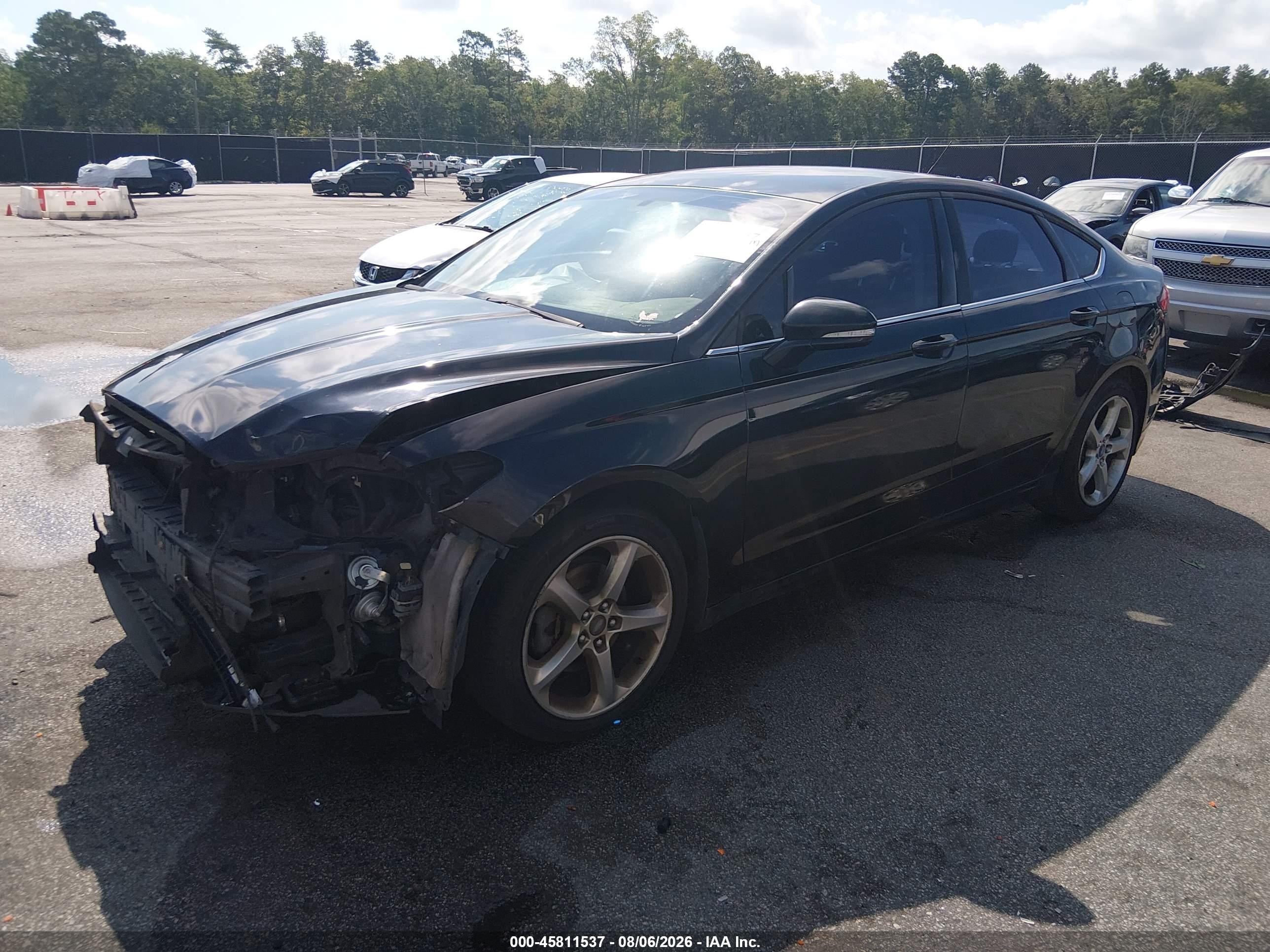 2013 Ford Fusion Se Black vin: 3FA6P0HR7DR112136