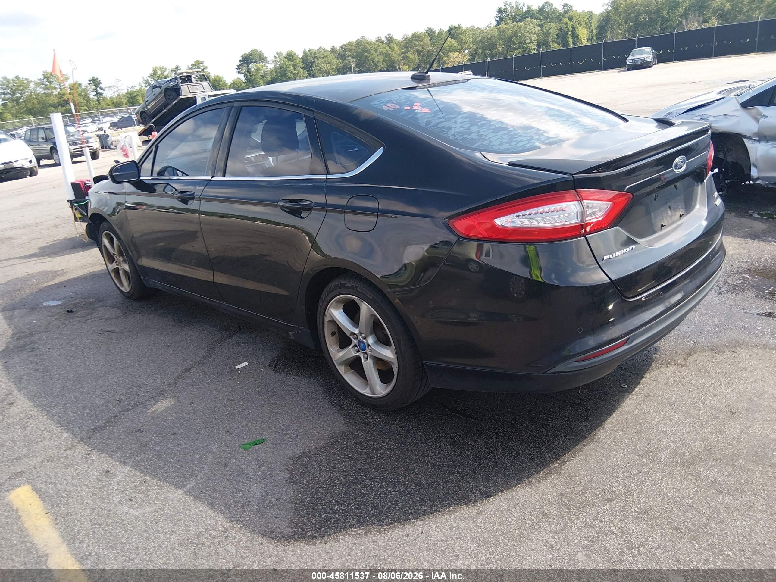 2013 Ford Fusion Se Black vin: 3FA6P0HR7DR112136
