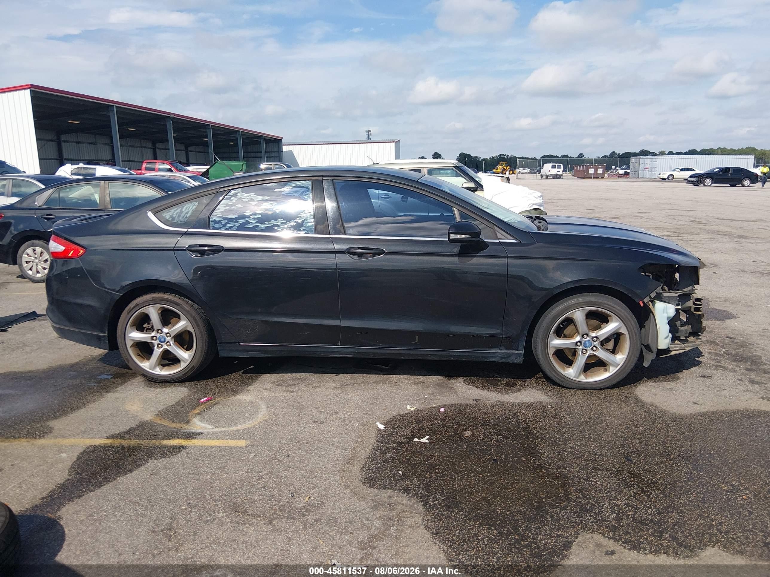 2013 Ford Fusion Se Black vin: 3FA6P0HR7DR112136