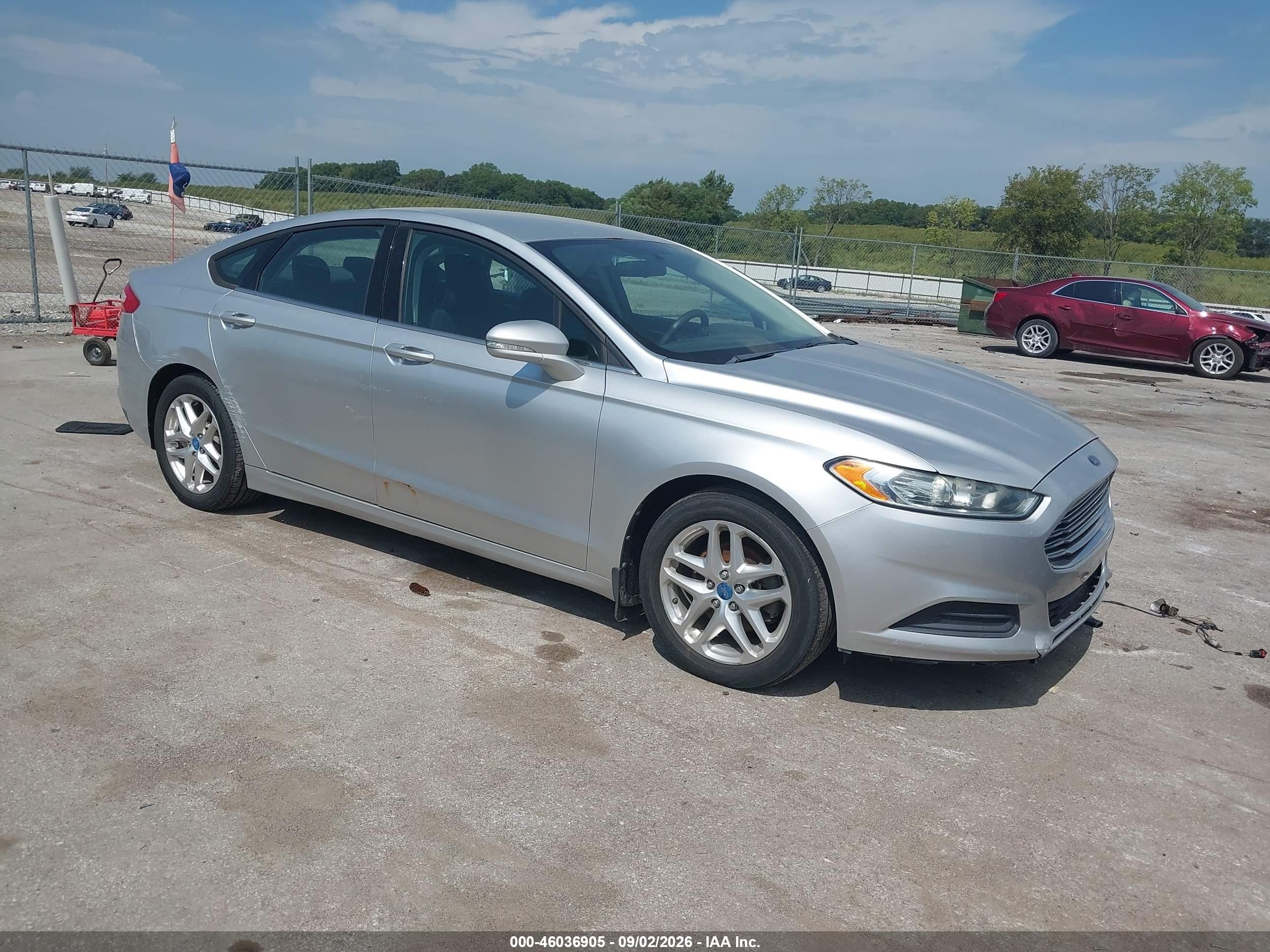 2013 Ford Fusion Se Silver vin: 3FA6P0HR7DR114890