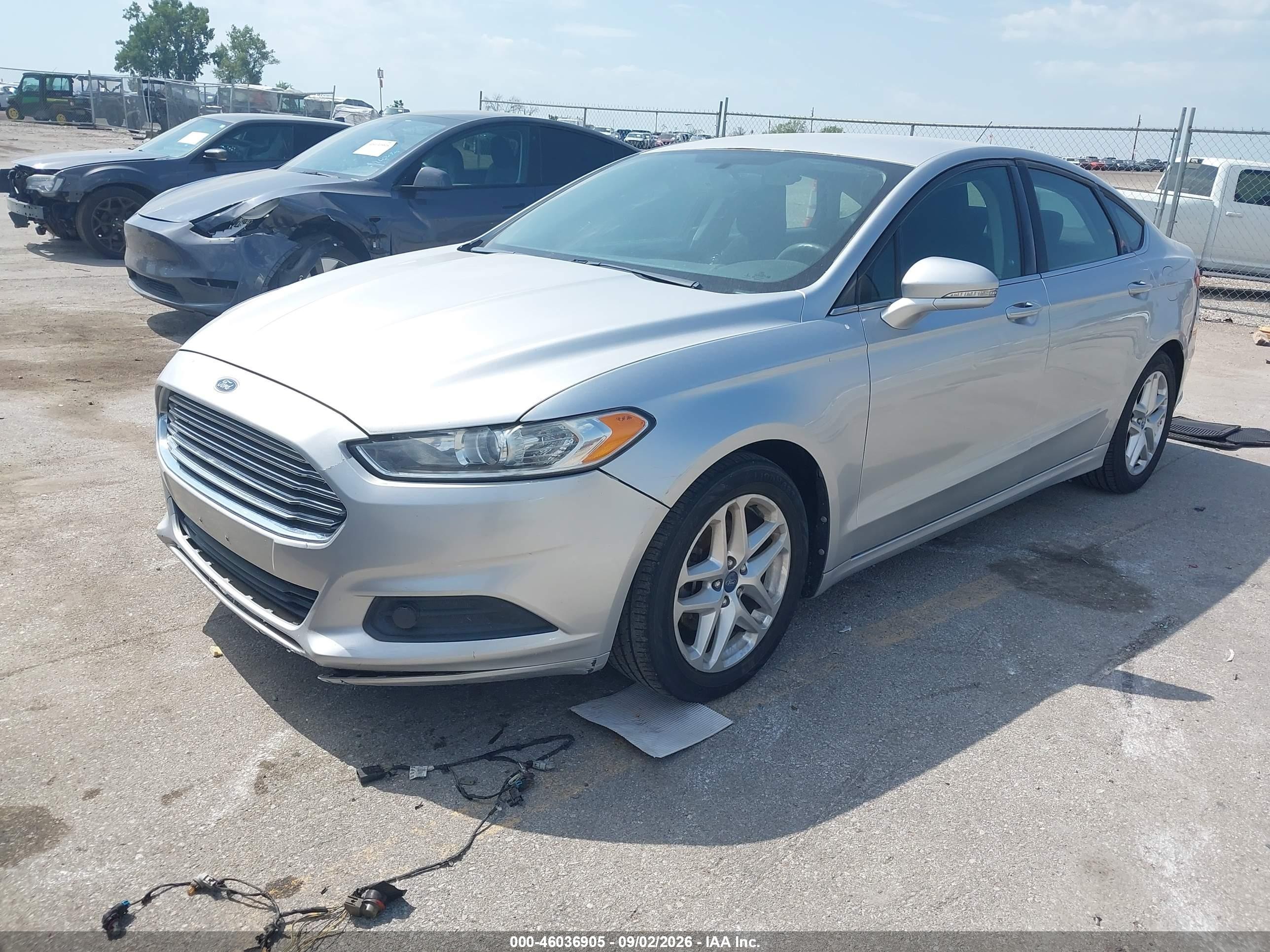 2013 Ford Fusion Se Silver vin: 3FA6P0HR7DR114890