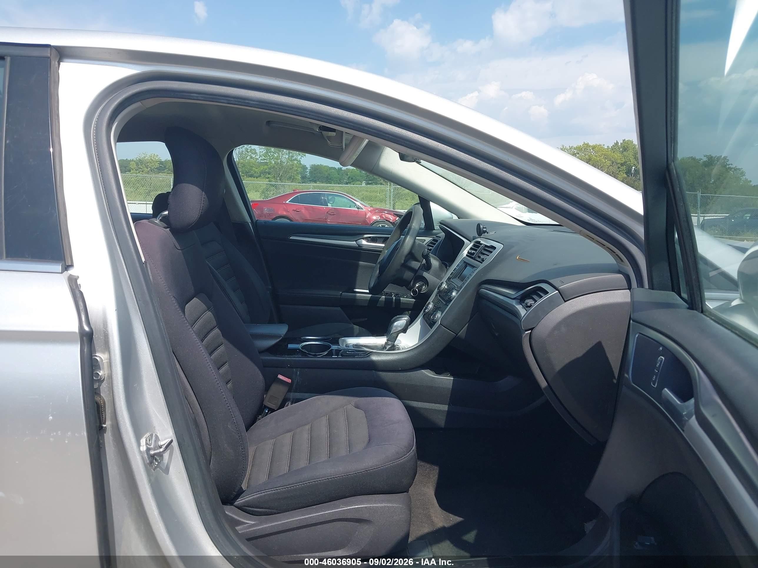 2013 Ford Fusion Se Silver vin: 3FA6P0HR7DR114890