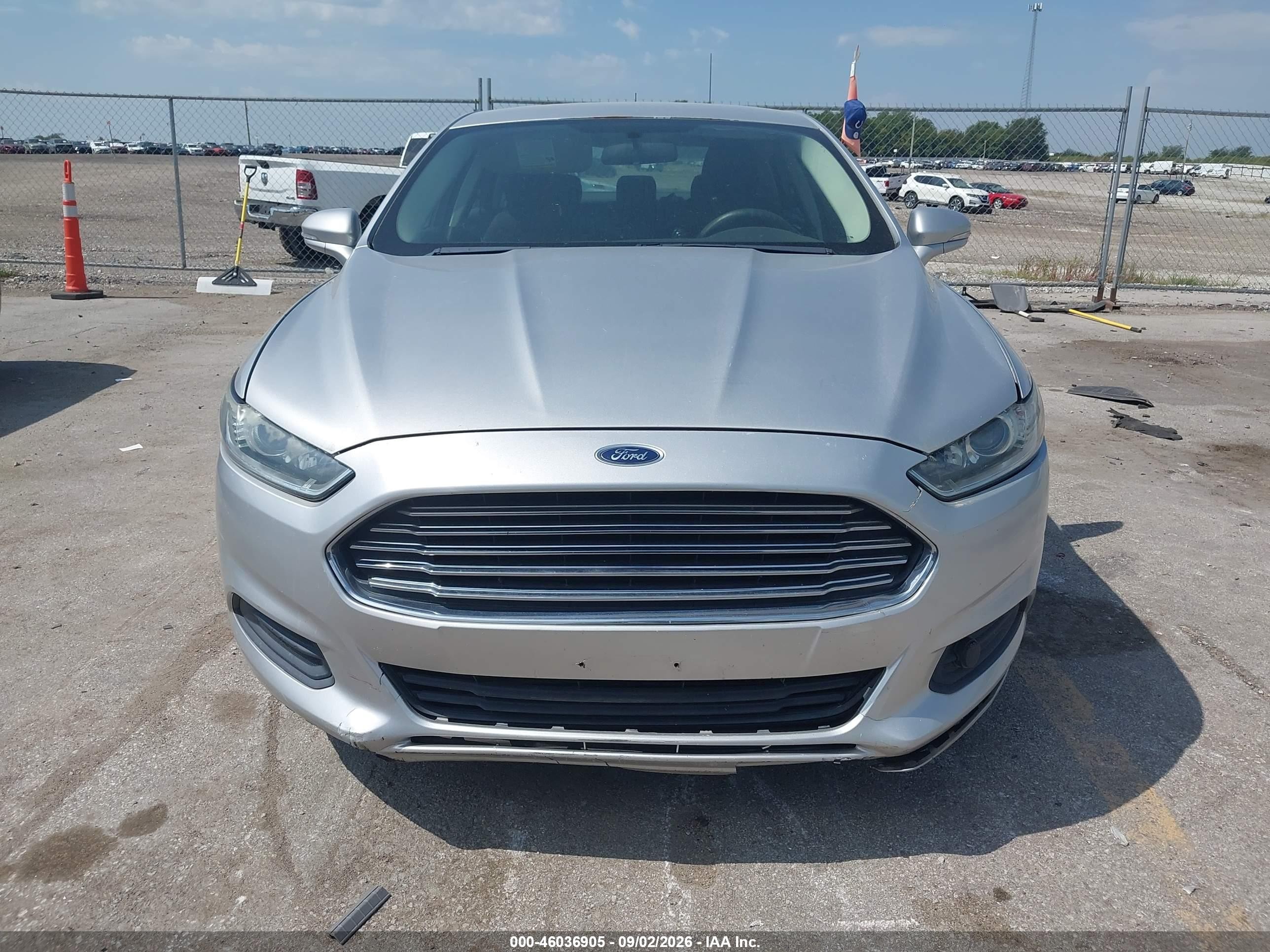 2013 Ford Fusion Se Silver vin: 3FA6P0HR7DR114890