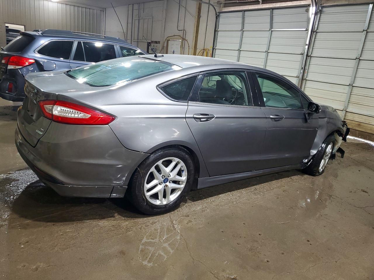 2013 Ford Fusion Se Gray vin: 3FA6P0HR7DR134783