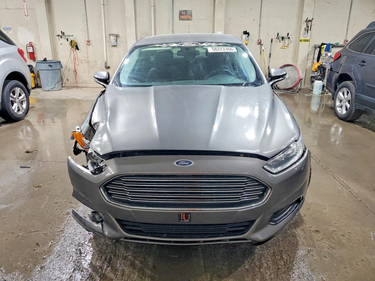 2013 Ford Fusion Se Gray vin: 3FA6P0HR7DR134783