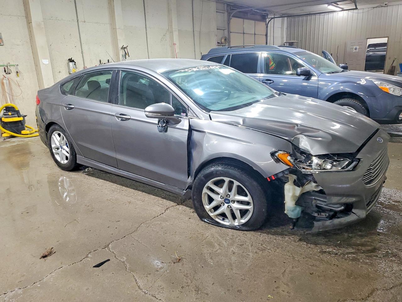 2013 Ford Fusion Se Gray vin: 3FA6P0HR7DR134783