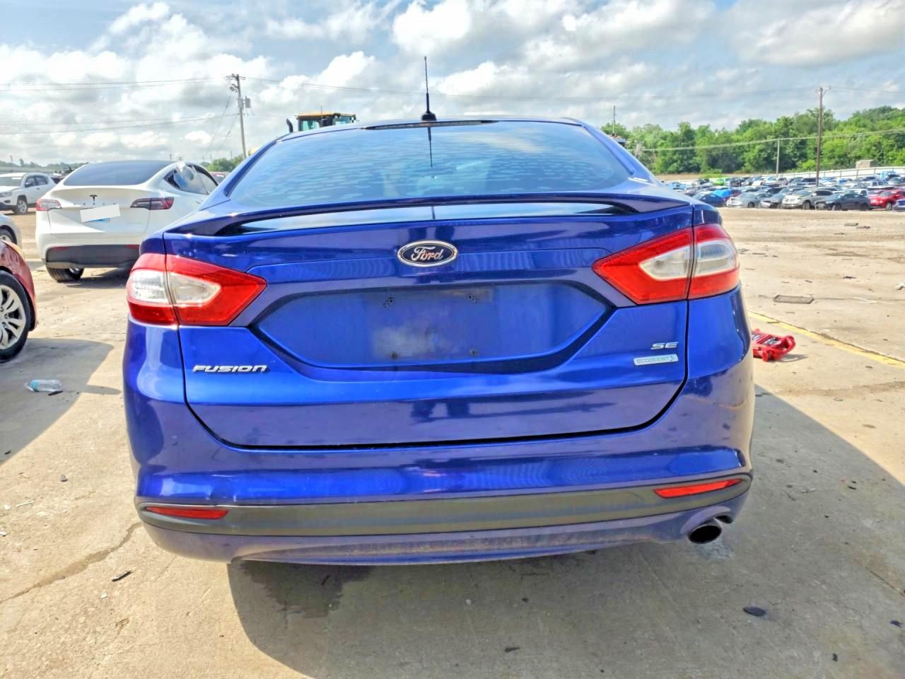 2013 Ford Fusion Se Blue vin: 3FA6P0HR7DR154919