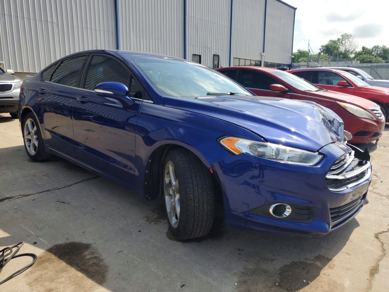 2013 Ford Fusion Se Blue vin: 3FA6P0HR7DR154919