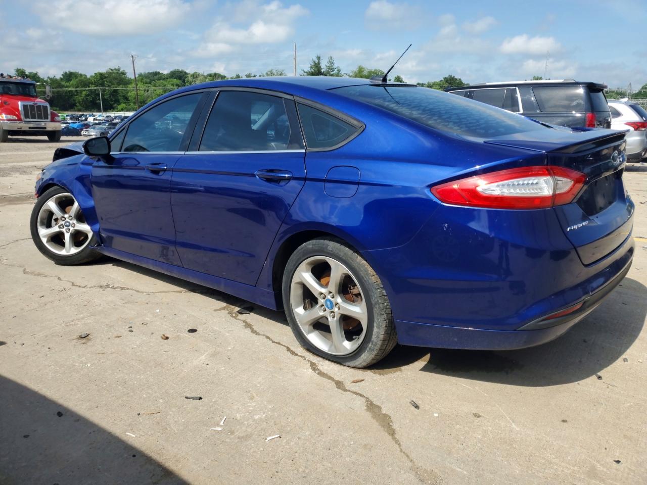 2013 Ford Fusion Se Blue vin: 3FA6P0HR7DR154919