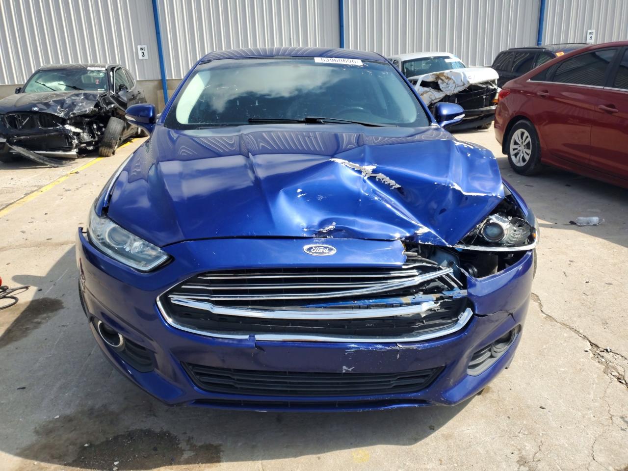 2013 Ford Fusion Se Blue vin: 3FA6P0HR7DR154919