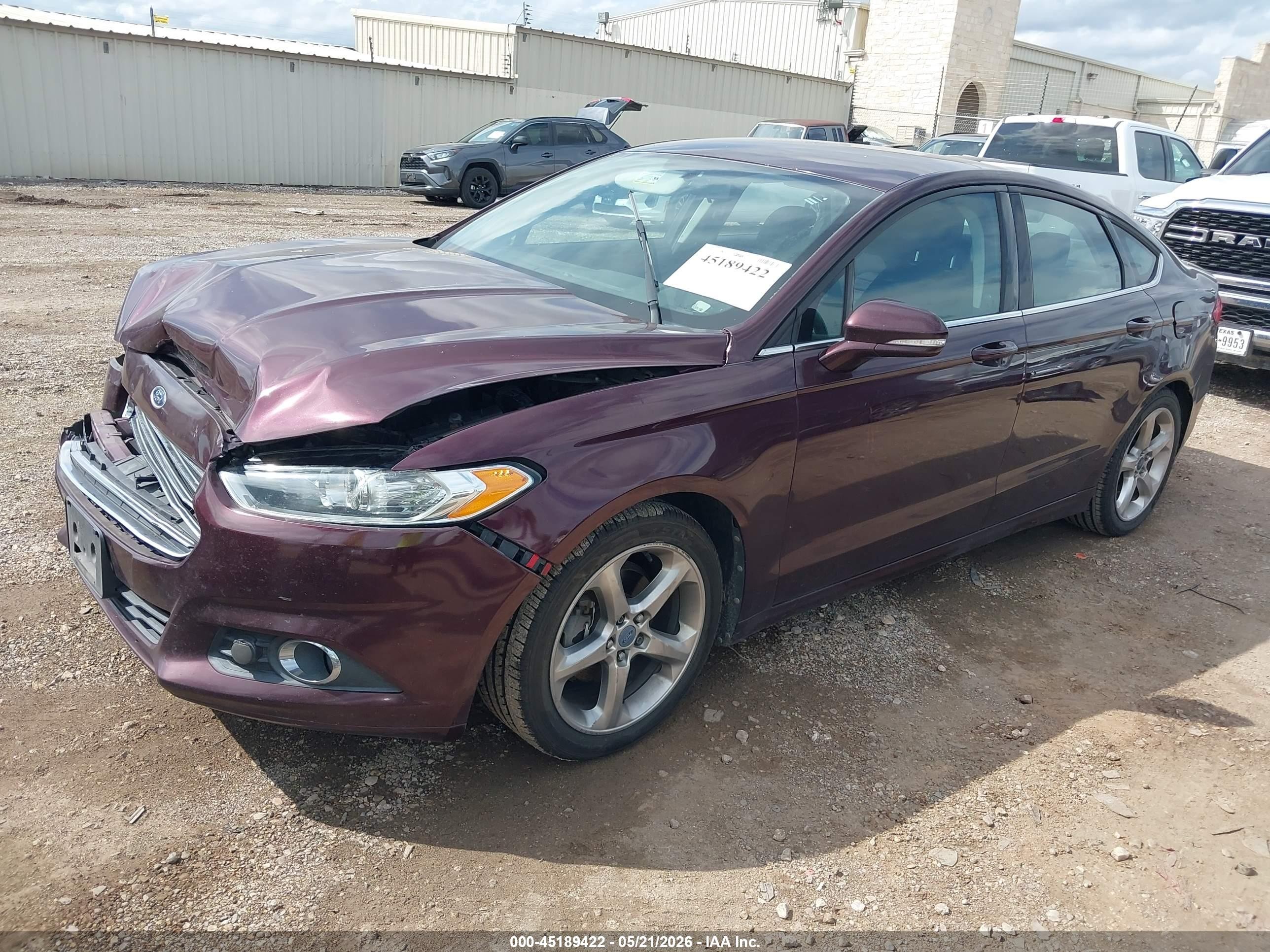 2013 Ford Fusion Se Purple vin: 3FA6P0HR7DR161854