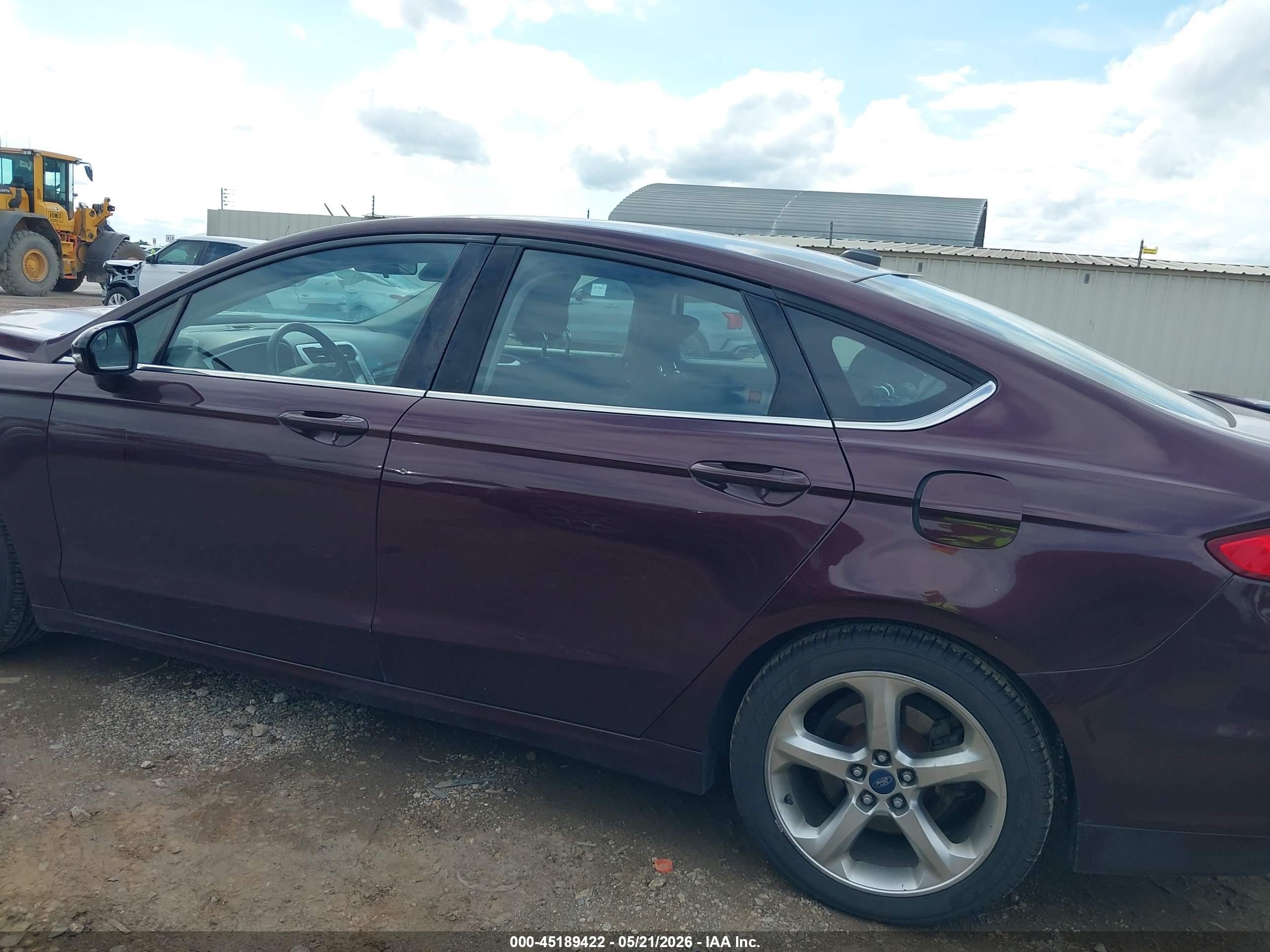 2013 Ford Fusion Se Purple vin: 3FA6P0HR7DR161854