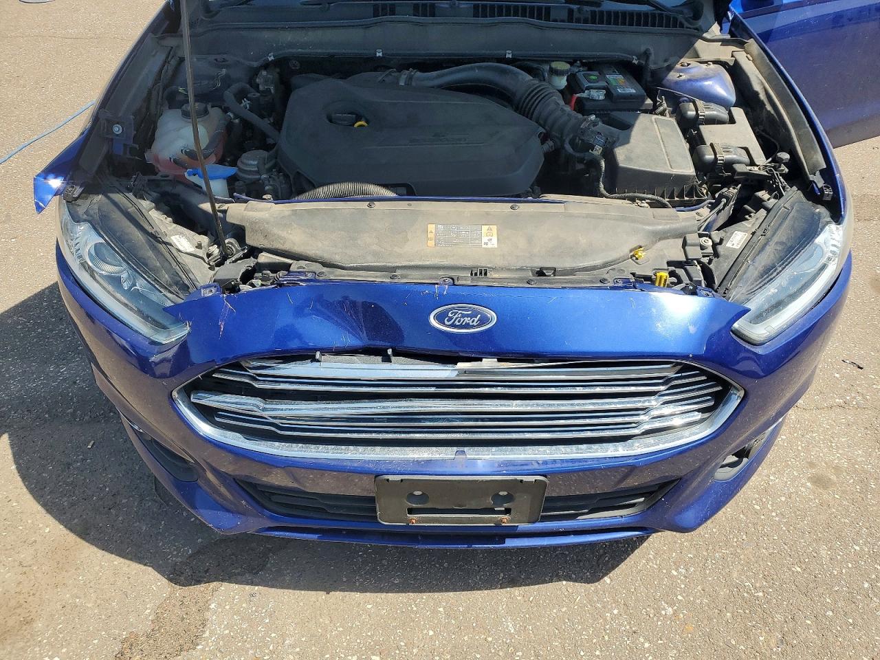 2013 Ford Fusion Se Blue vin: 3FA6P0HR7DR169873