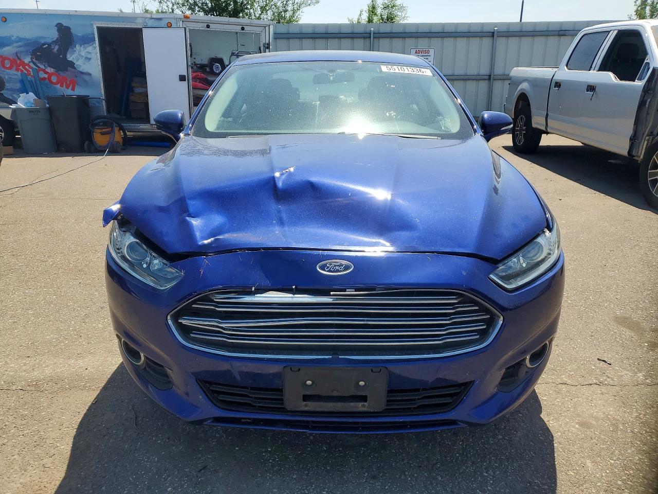 2013 Ford Fusion Se Blue vin: 3FA6P0HR7DR169873