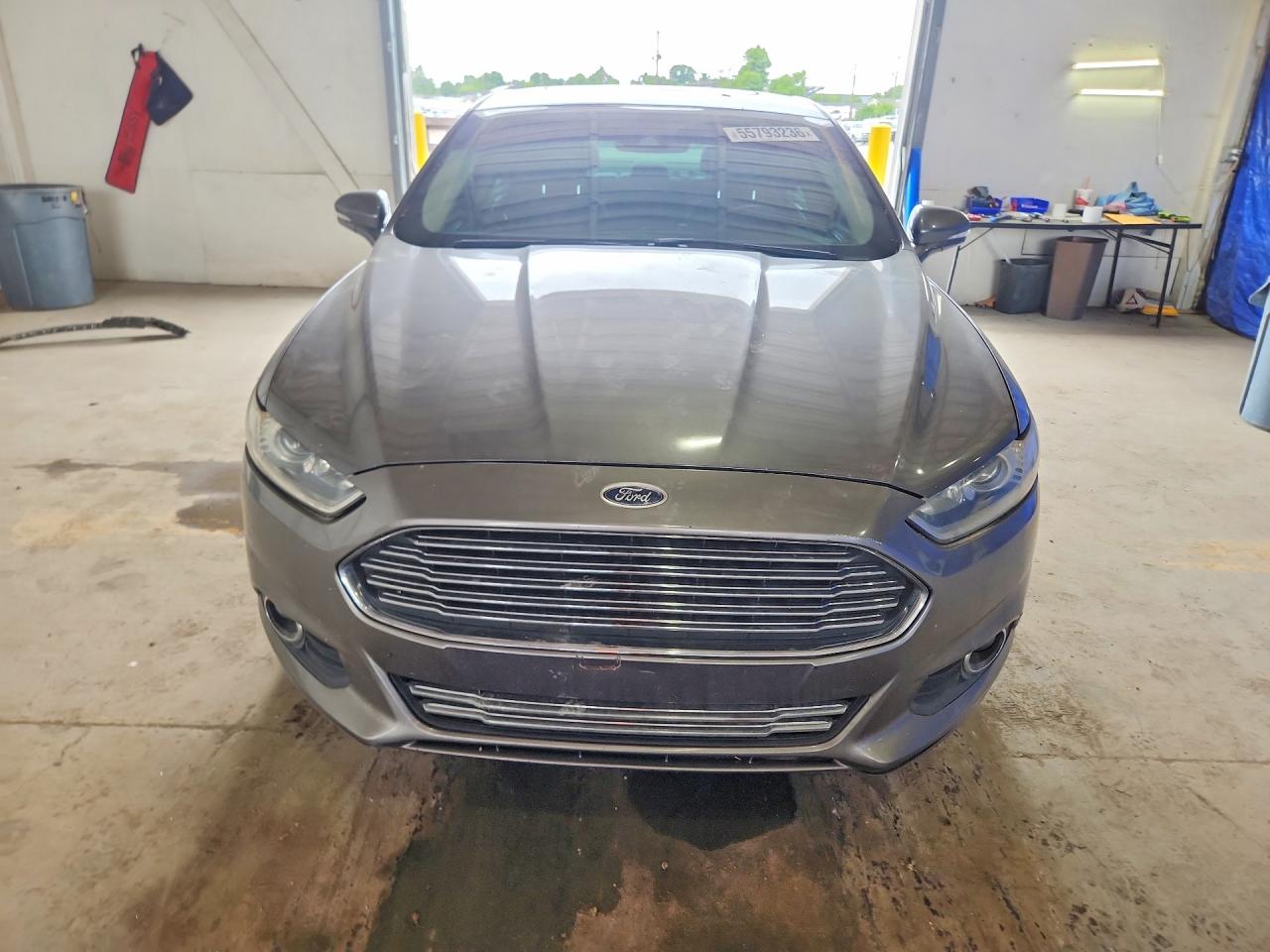 2013 Ford Fusion Gray vin: 3FA6P0HR7DR175947