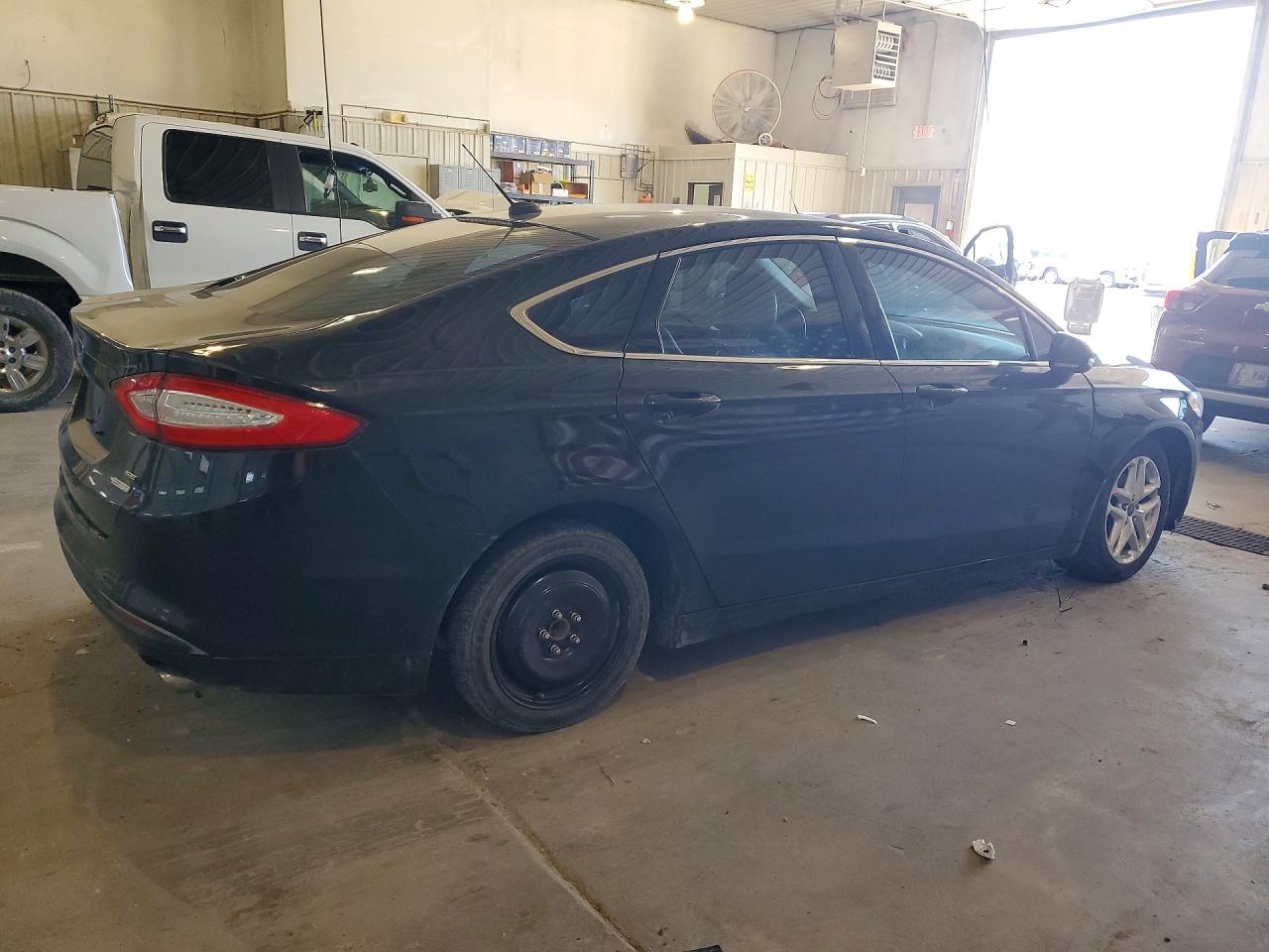 2013 Ford Fusion Se Black vin: 3FA6P0HR7DR205142