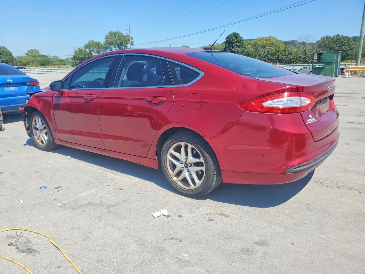 2013 Ford Fusion Se Red vin: 3FA6P0HR7DR219297