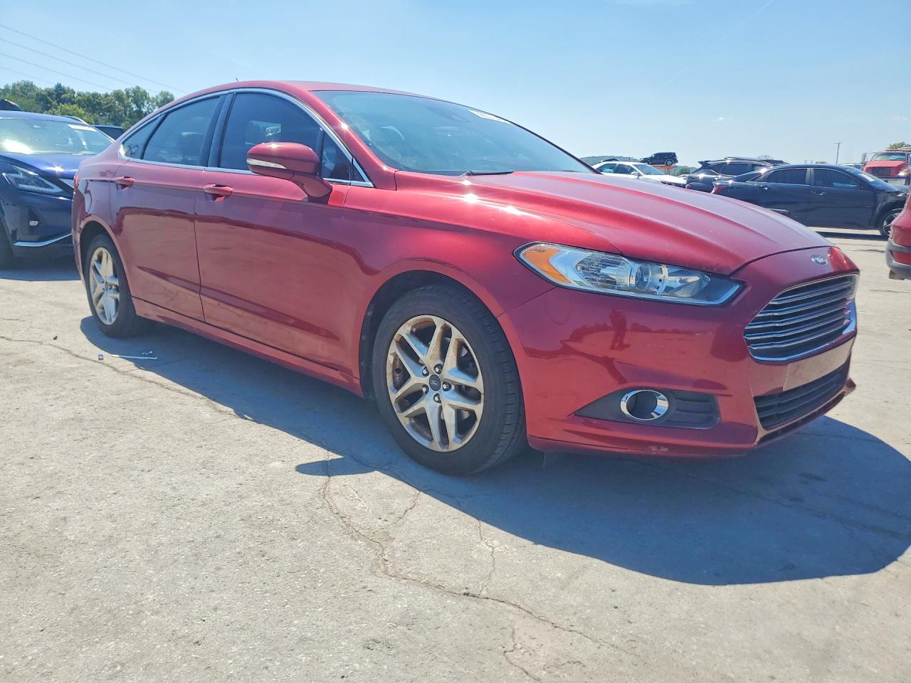 2013 Ford Fusion Se Red vin: 3FA6P0HR7DR219297