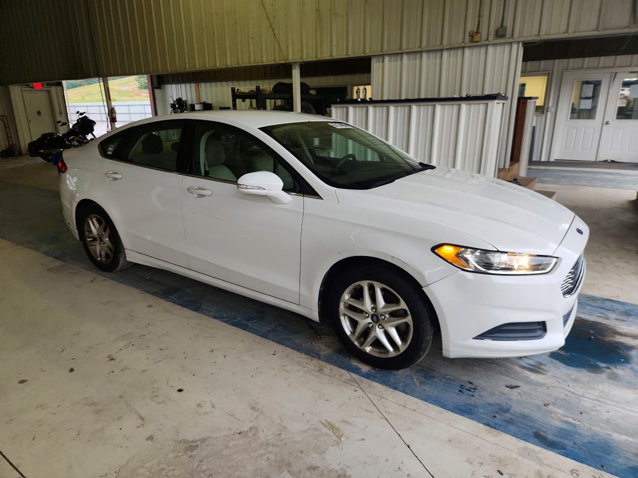2013 Ford Fusion Se White vin: 3FA6P0HR7DR252543
