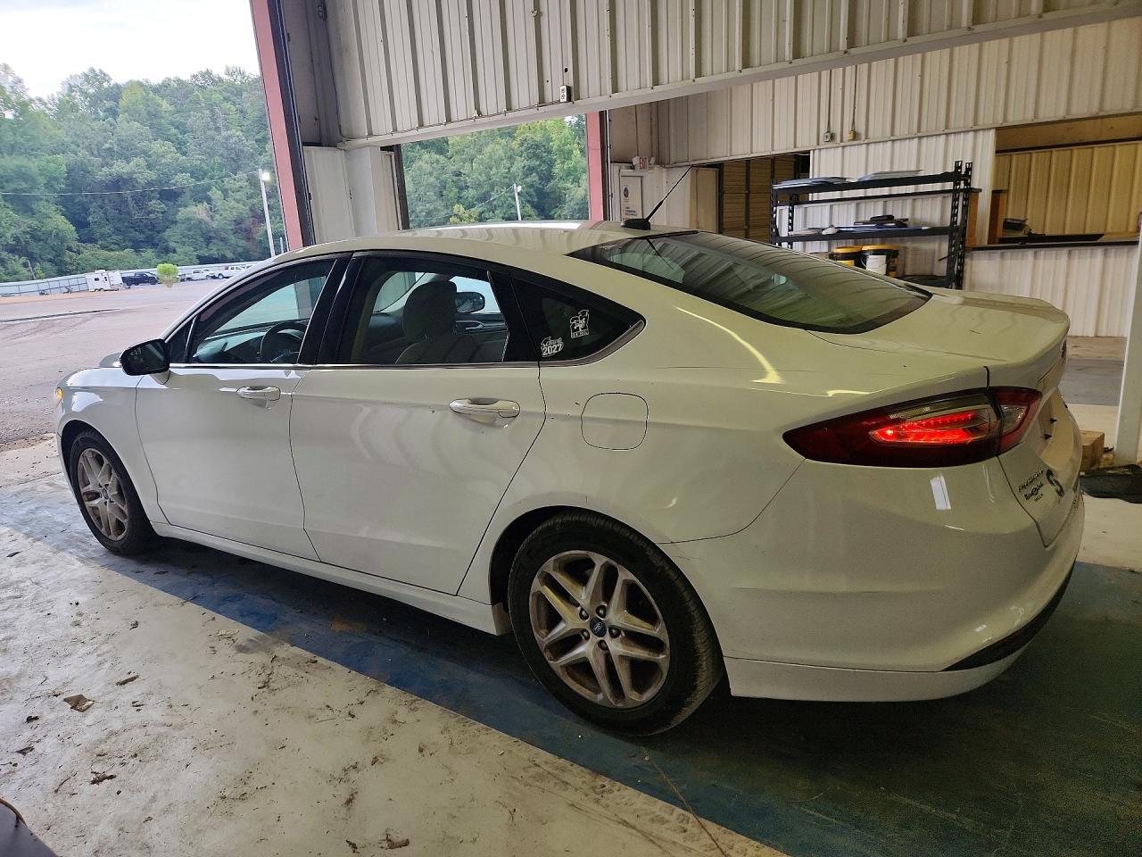 2013 Ford Fusion Se White vin: 3FA6P0HR7DR252543