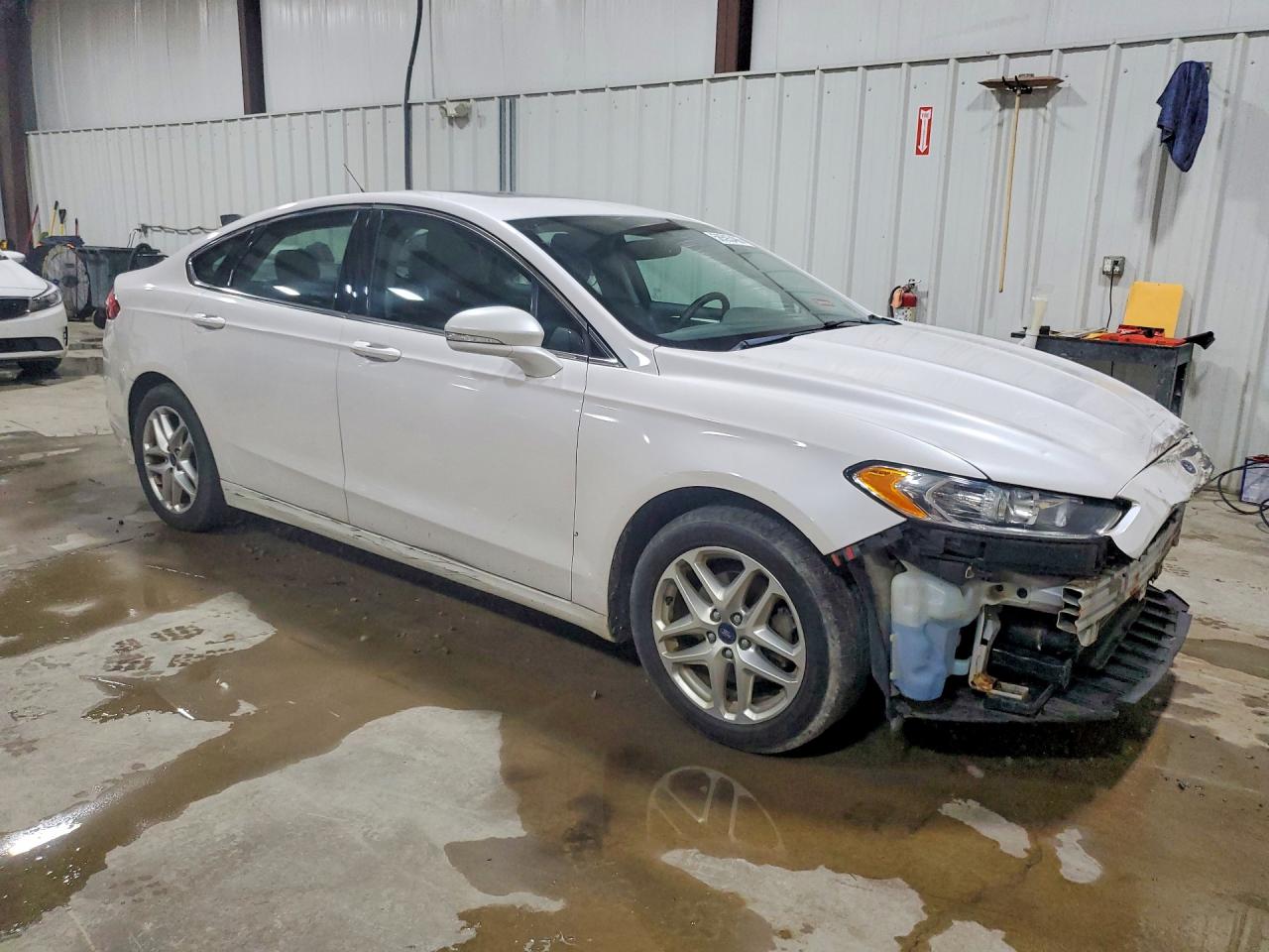 2013 Ford Fusion Se White vin: 3FA6P0HR7DR289916