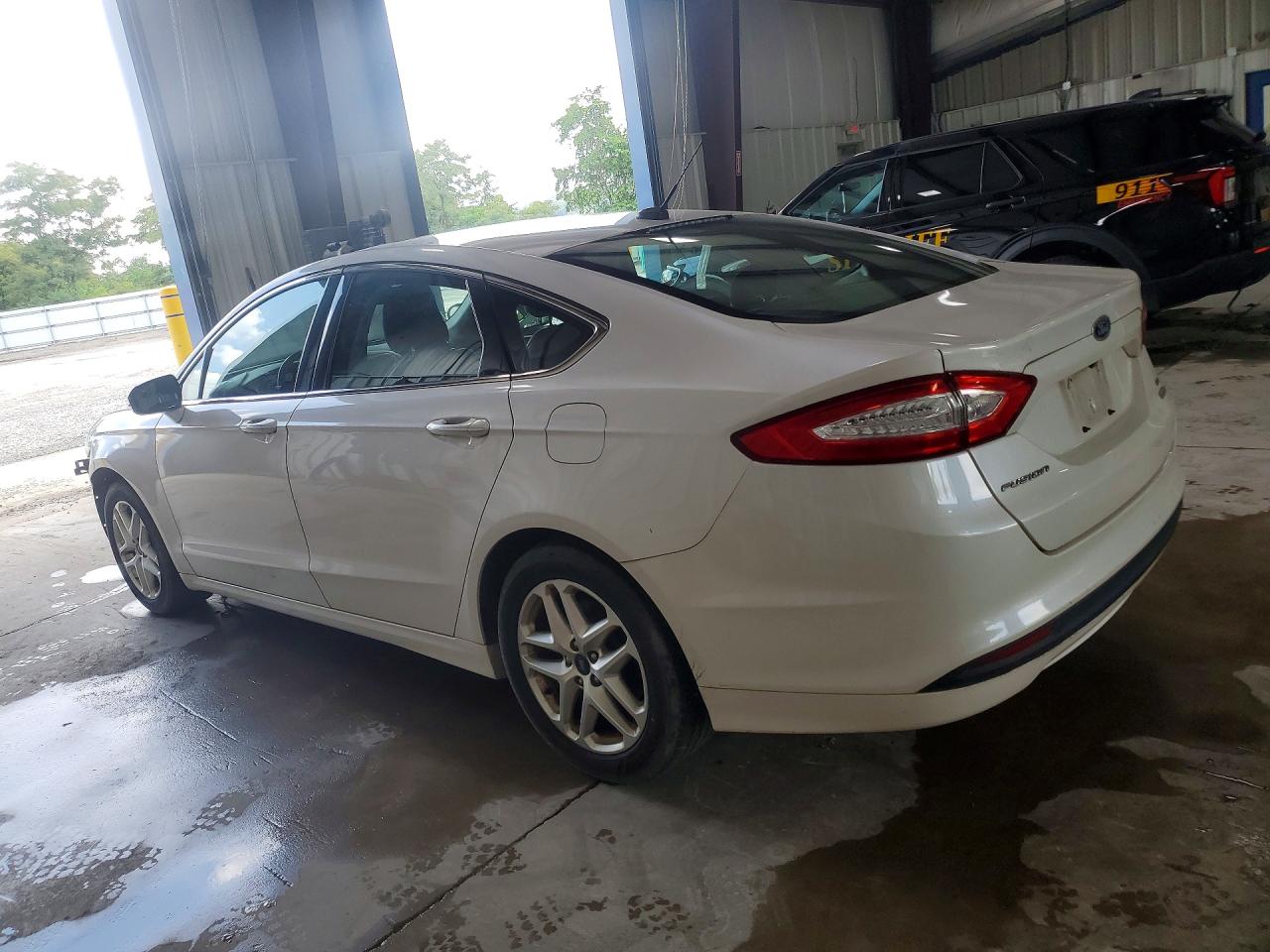 2013 Ford Fusion Se White vin: 3FA6P0HR7DR289916