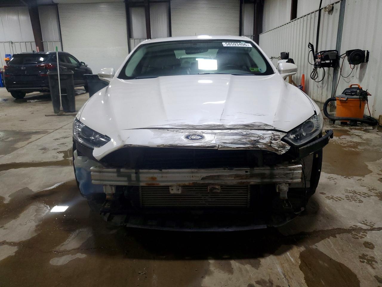 2013 Ford Fusion Se White vin: 3FA6P0HR7DR289916