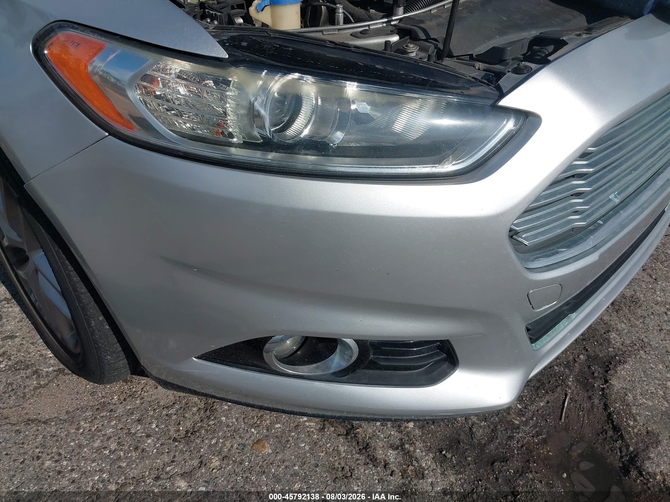 2013 Ford Fusion Se Серебряный vin: 3FA6P0HR7DR292945