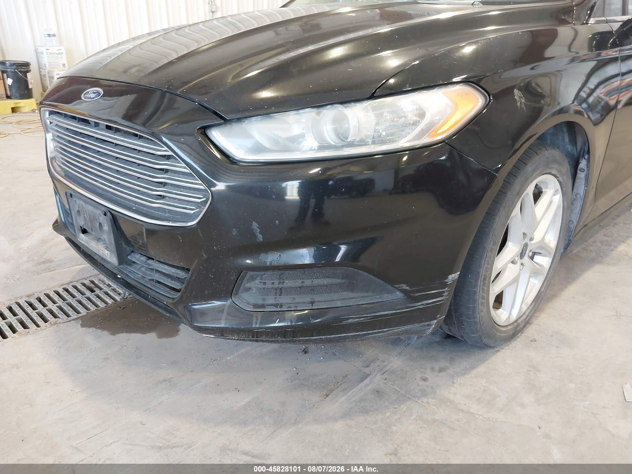 2013 Ford Fusion Se Black vin: 3FA6P0HR7DR305984