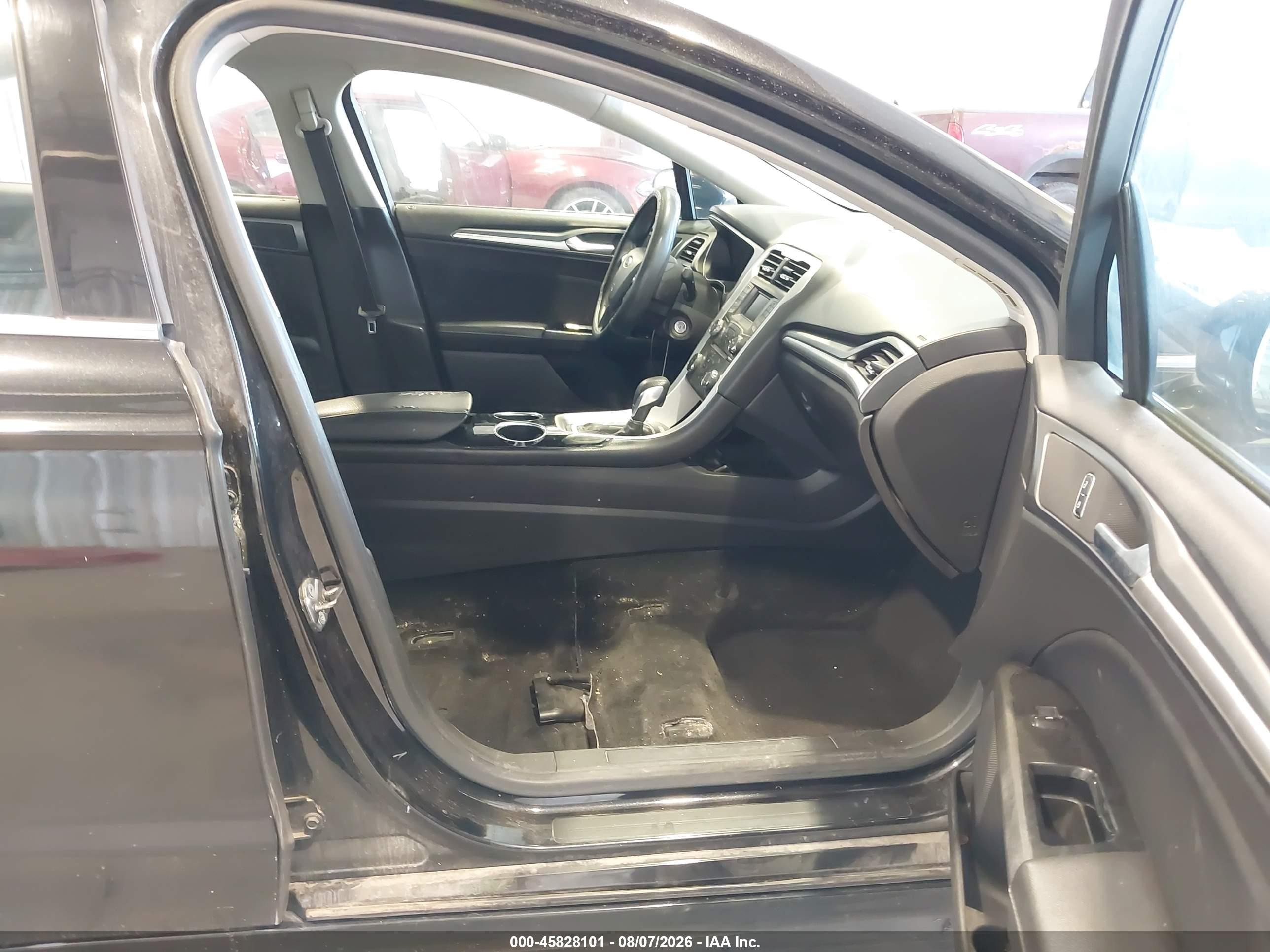 2013 Ford Fusion Se Black vin: 3FA6P0HR7DR305984