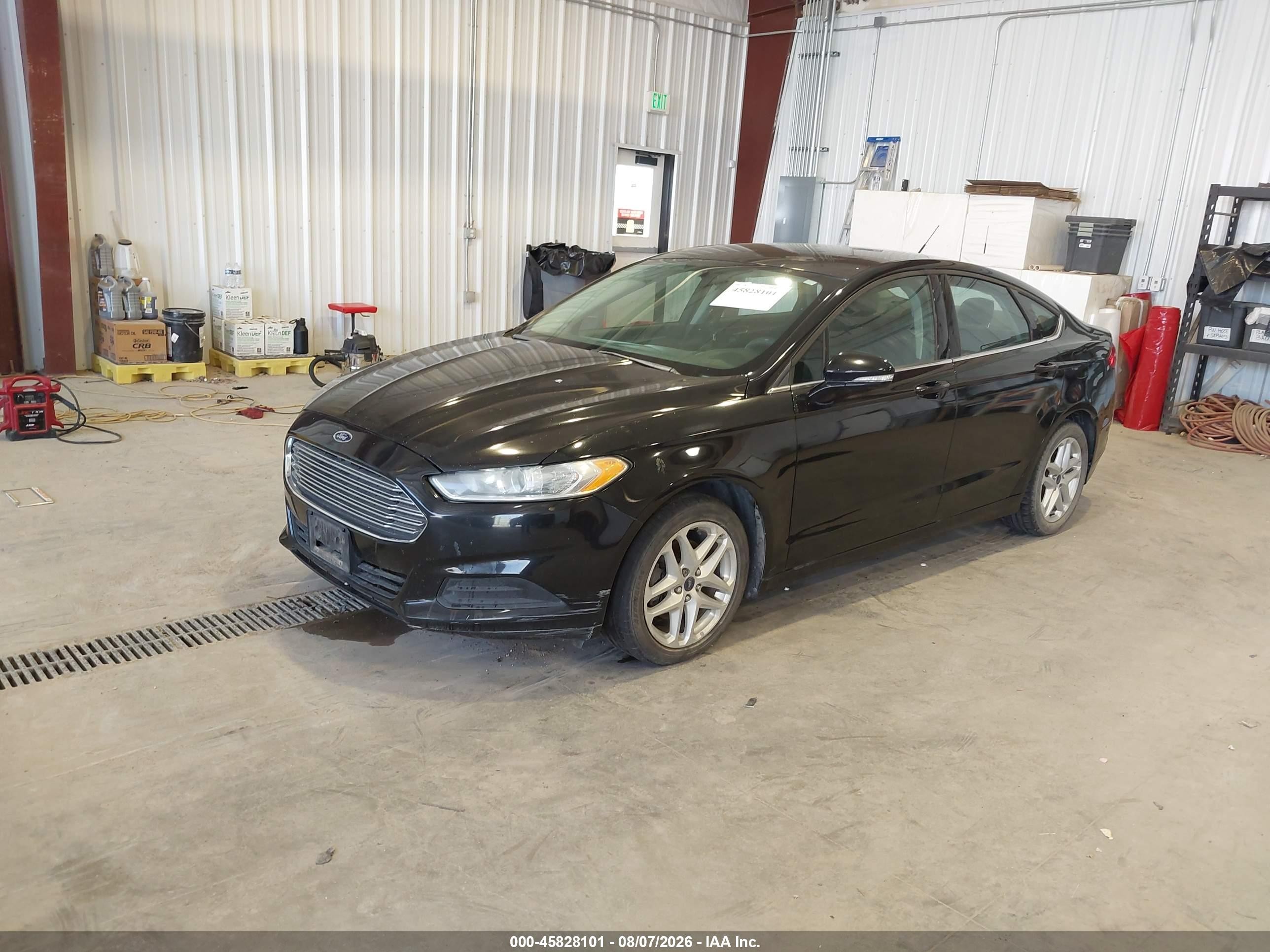 2013 Ford Fusion Se Black vin: 3FA6P0HR7DR305984