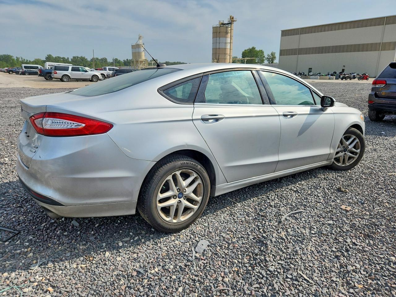 2013 Ford Fusion Se Silver vin: 3FA6P0HR7DR341481