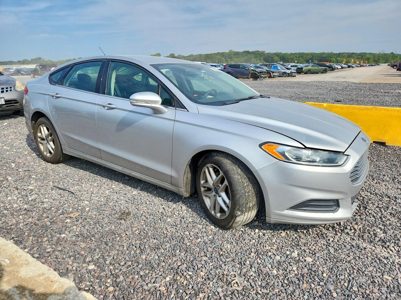 2013 Ford Fusion Se Silver vin: 3FA6P0HR7DR341481