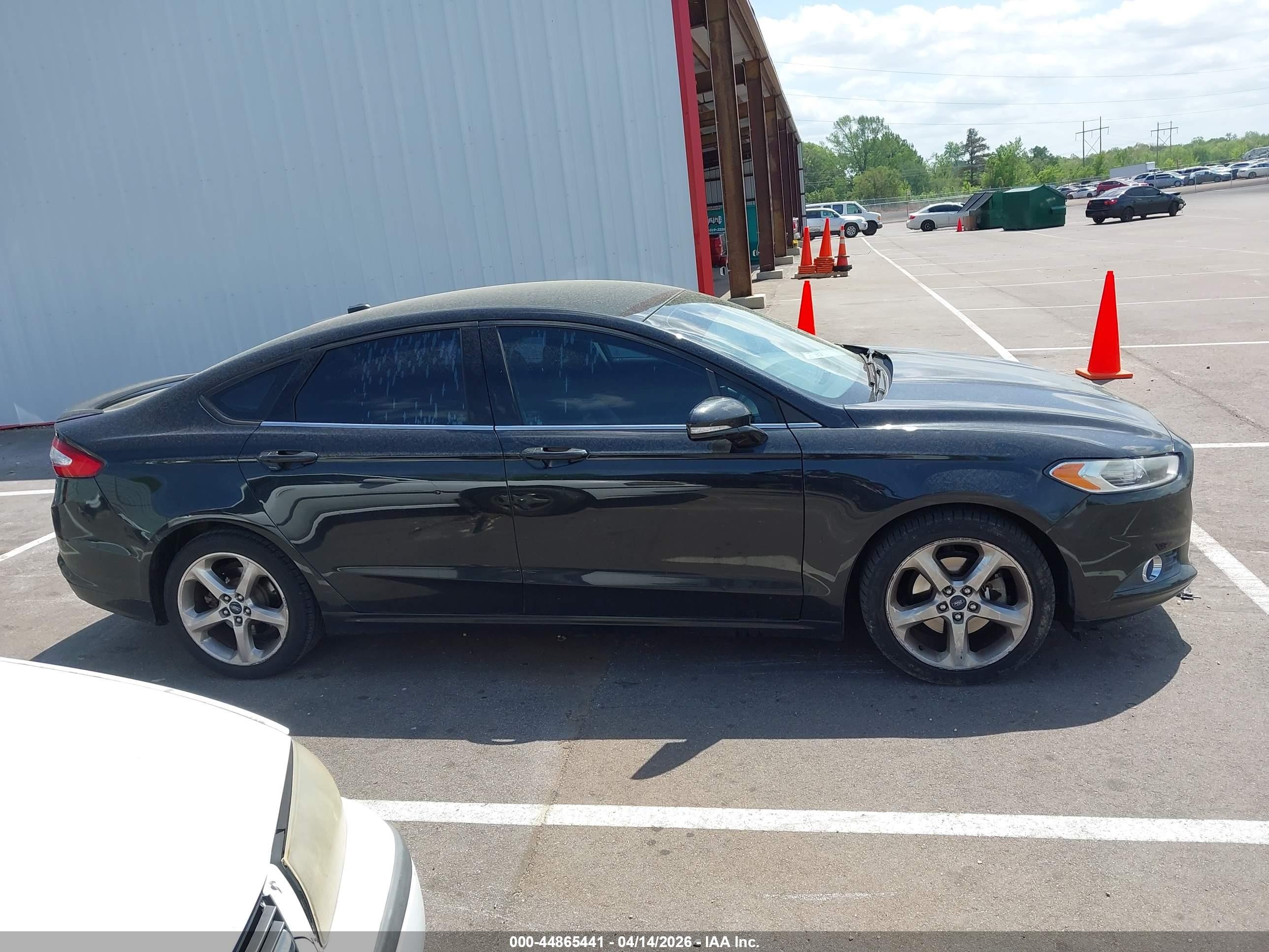 2013 Ford Fusion Se Black vin: 3FA6P0HR7DR356353