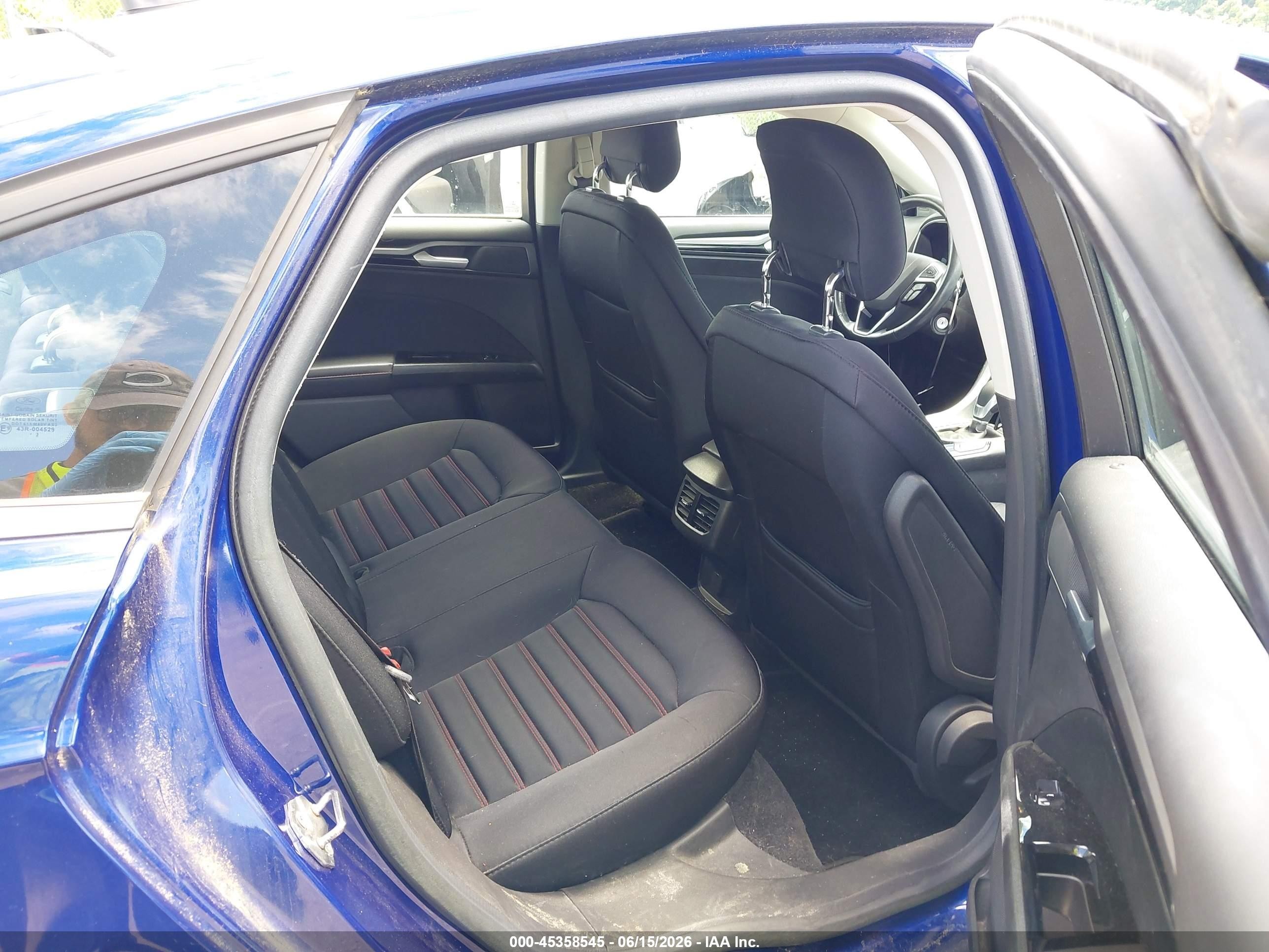 2013 Ford Fusion Se Blue vin: 3FA6P0HR7DR377462