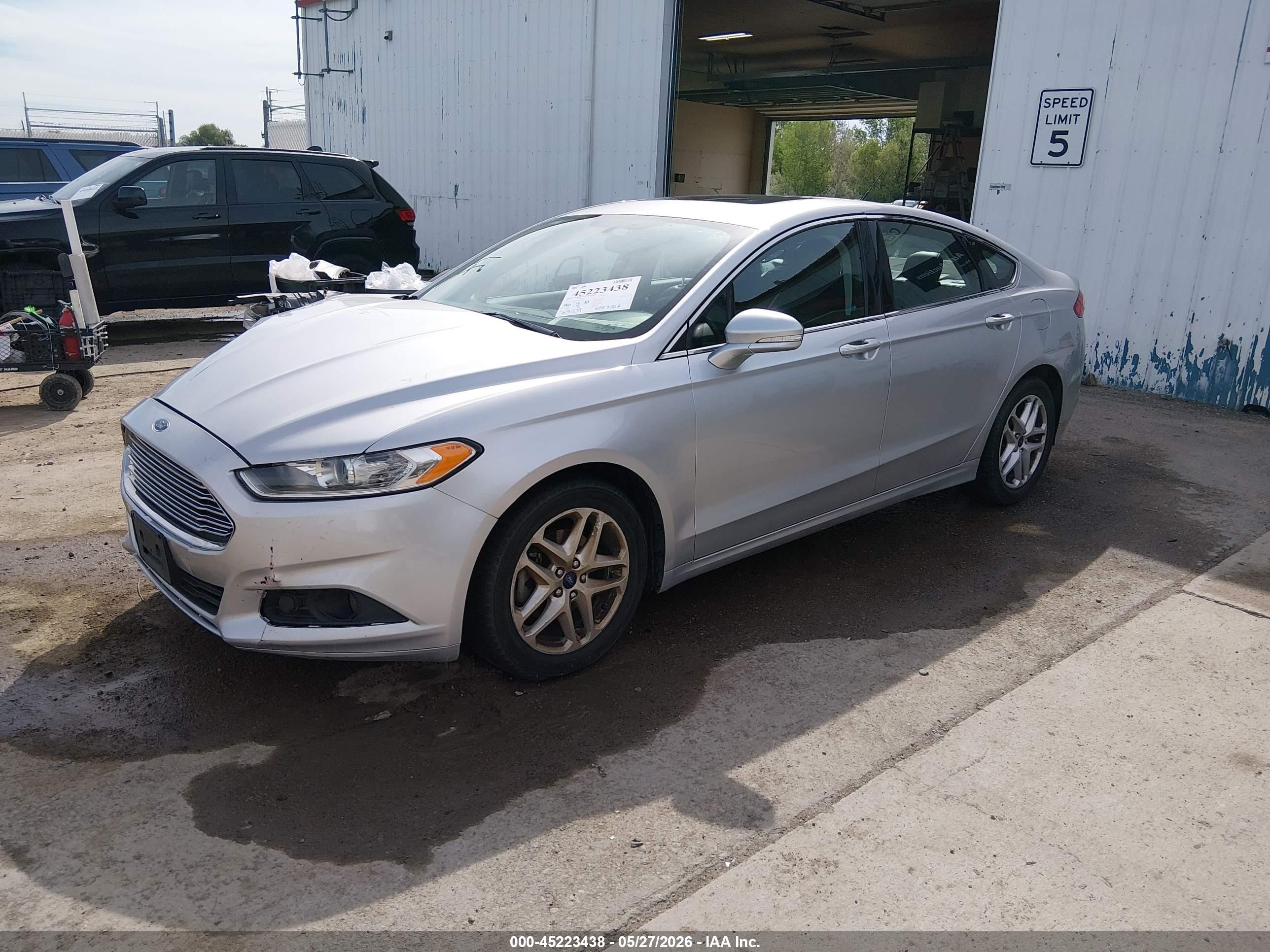 2013 Ford Fusion Se Silver vin: 3FA6P0HR7DR380121